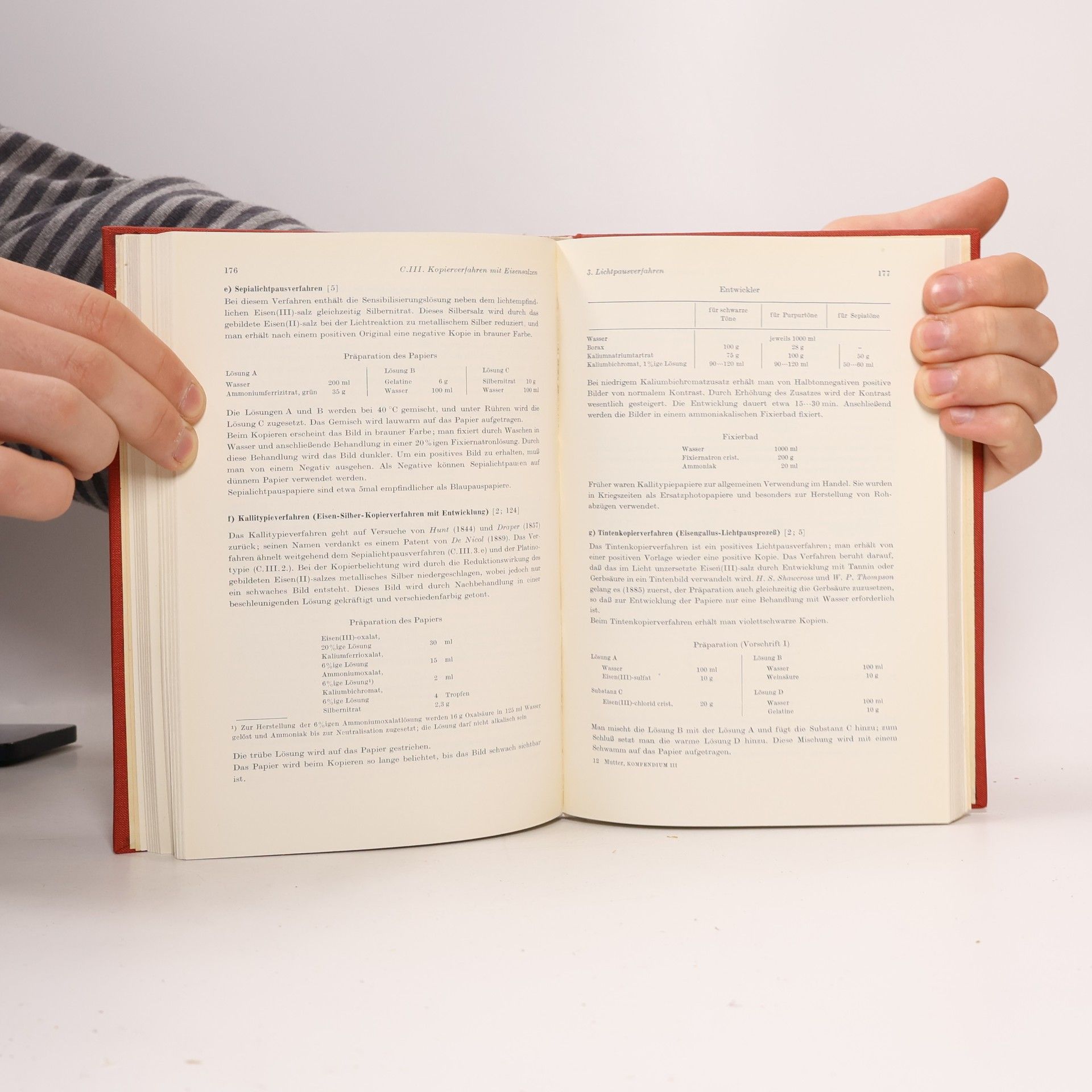 Edwin Mutter Kompendium der Photographie III.