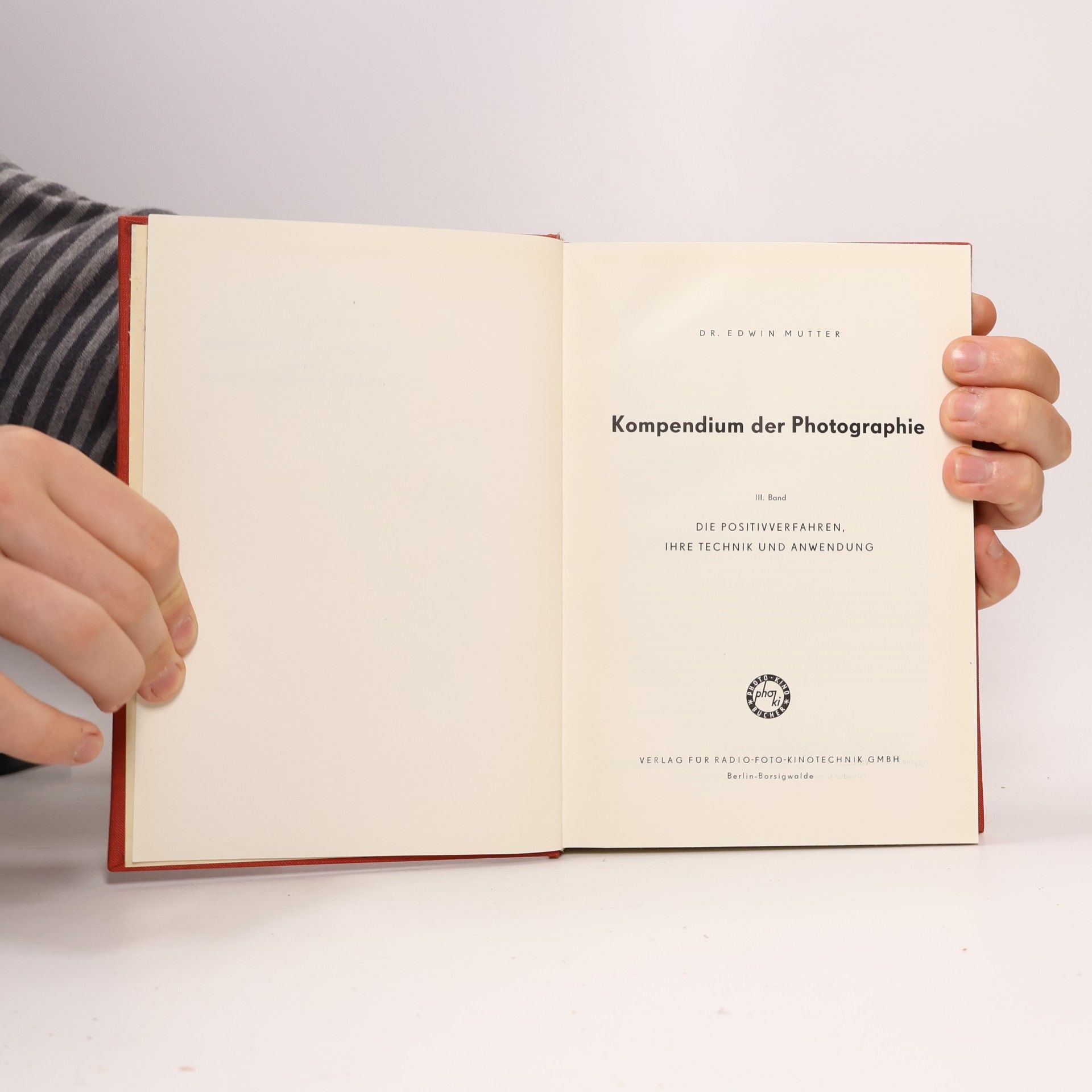 Edwin Mutter Kompendium der Photographie III.