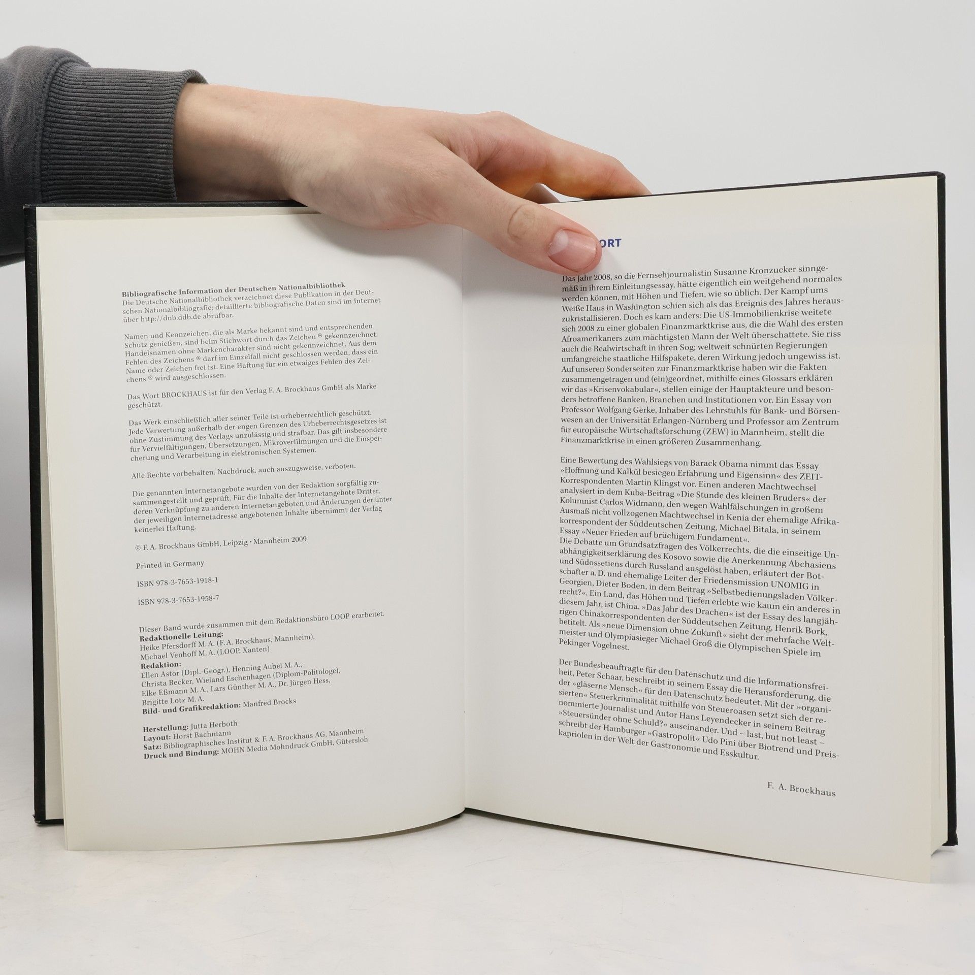 Various authors Brockhaus Enzyklopädie Jahrbuch 2008