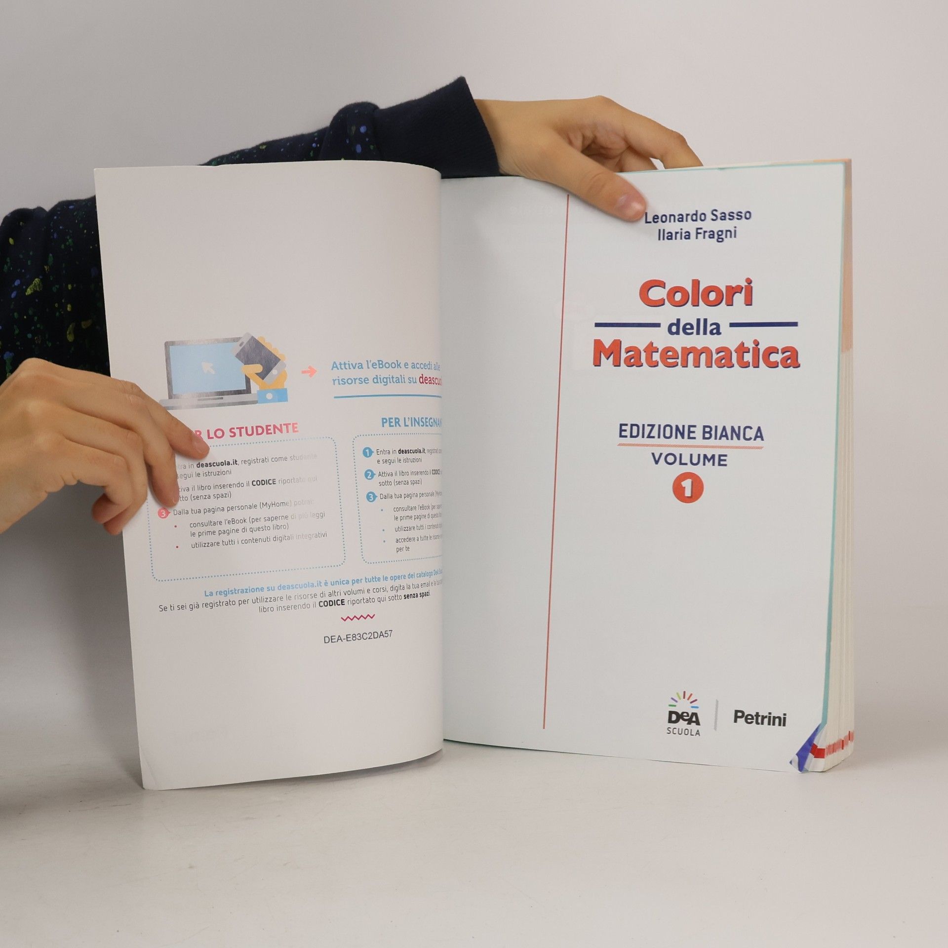 Leonardo Sasso Colori della Matematica 1