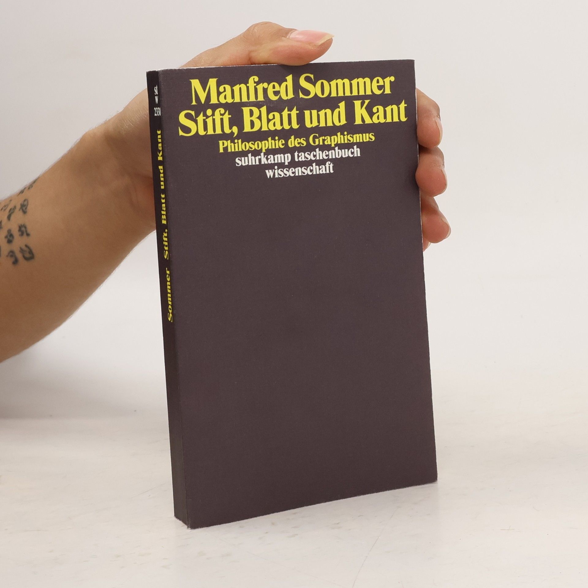 Manfred Sommer Stift, Blatt und Kant