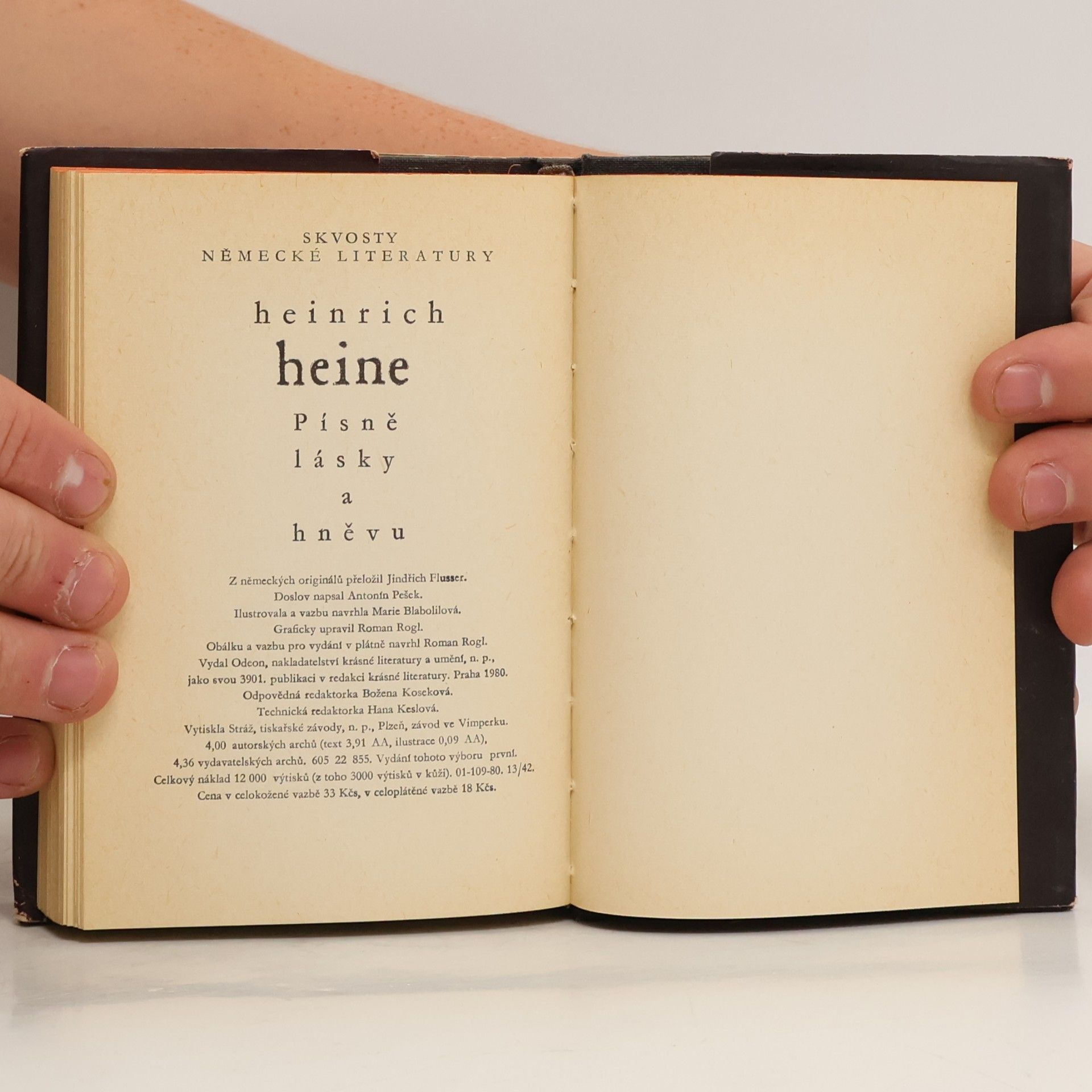 Heinrich Heine Písně lásky a hněvu