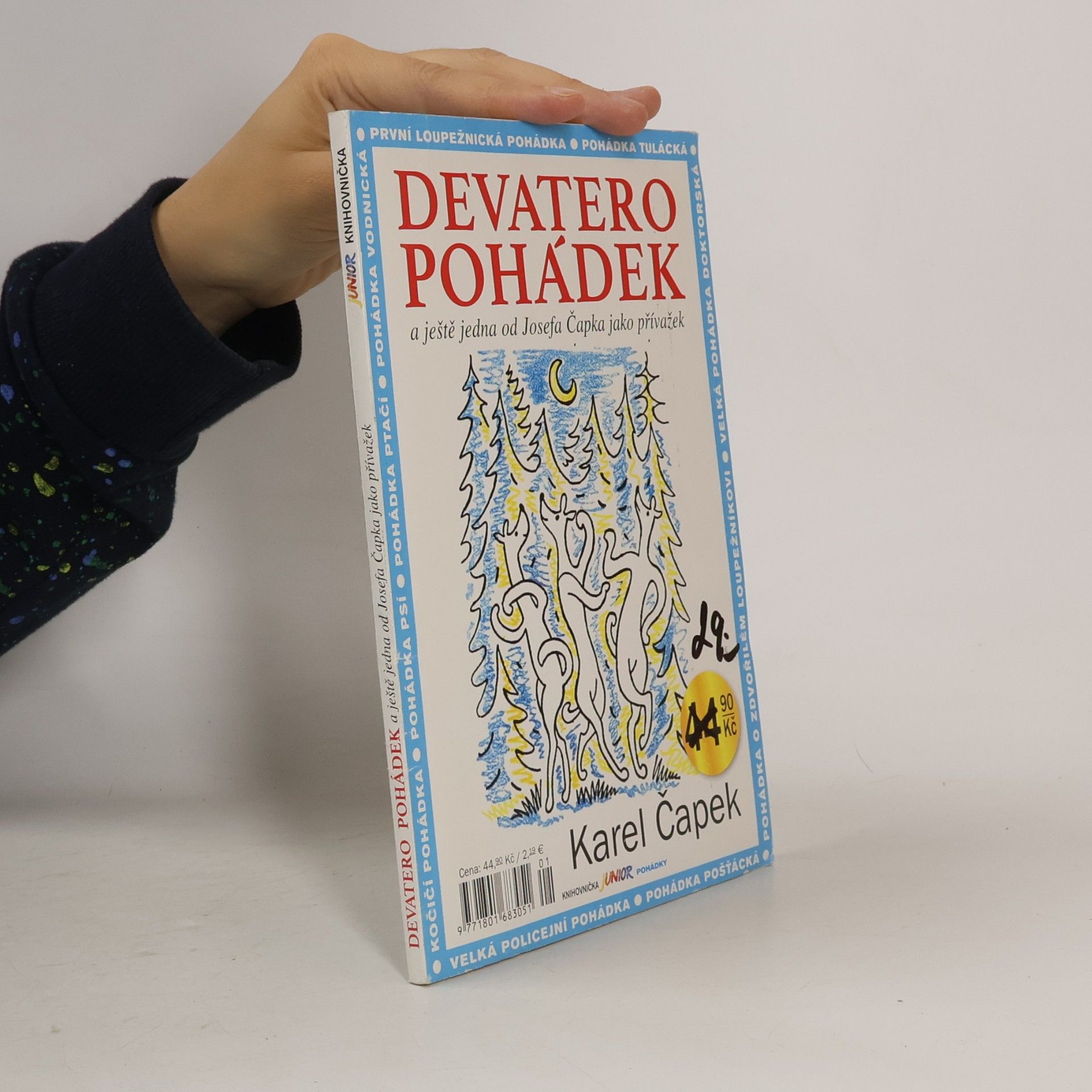 Karel Čapek Devatero pohádek a ještě jedna od Josefa Čapka jako přívažek