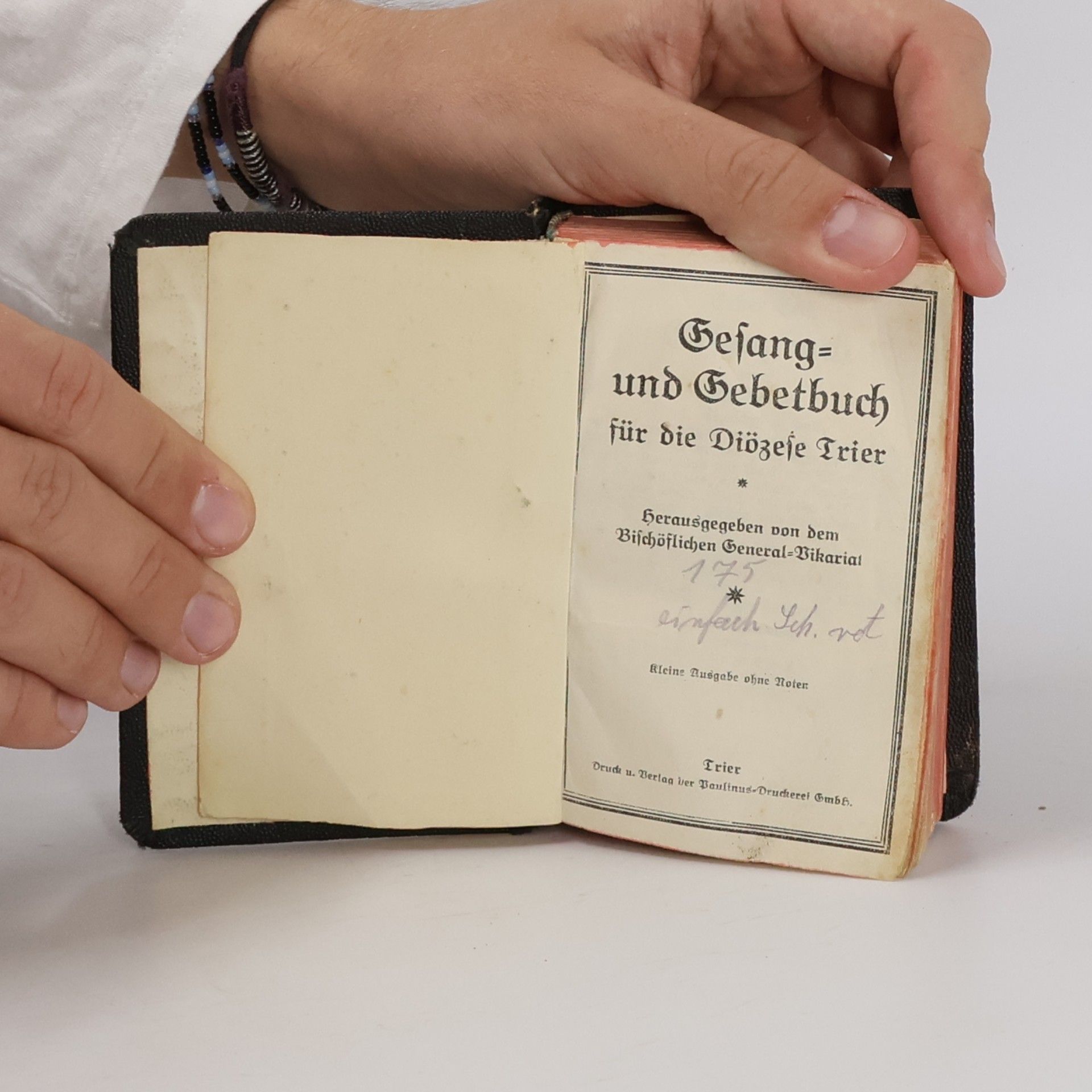 Various authors Gesang- und Gebetbuch für die Diözese Trier
