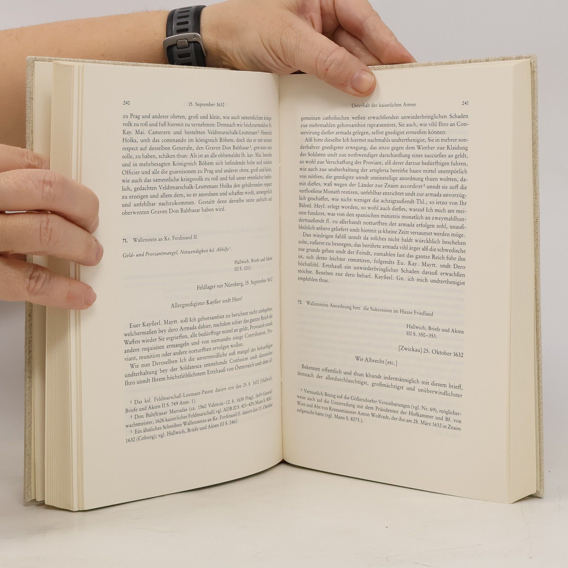 Gottfried Lorenz Quellen zur Geschichte Wallensteins