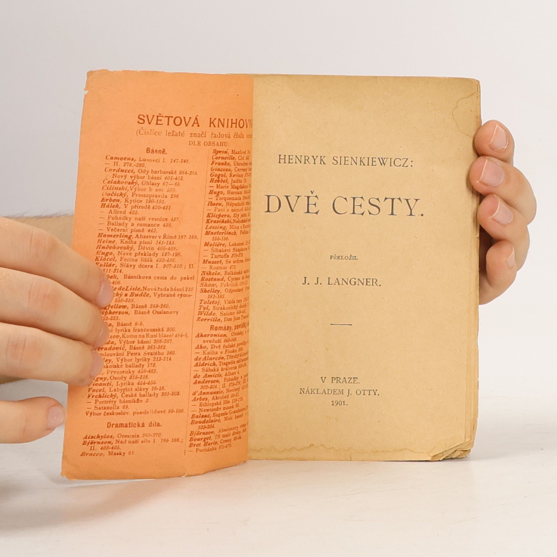 Henryk Sienkiewicz Dvě cesty