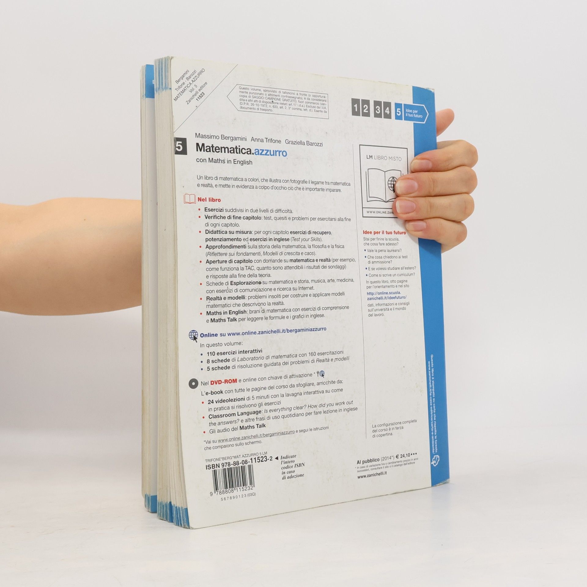 Massimo Bergamini Matematica.azzurro. Con Maths in English. Per le scuole superiori. Con espansione online. Moduli U, V, W