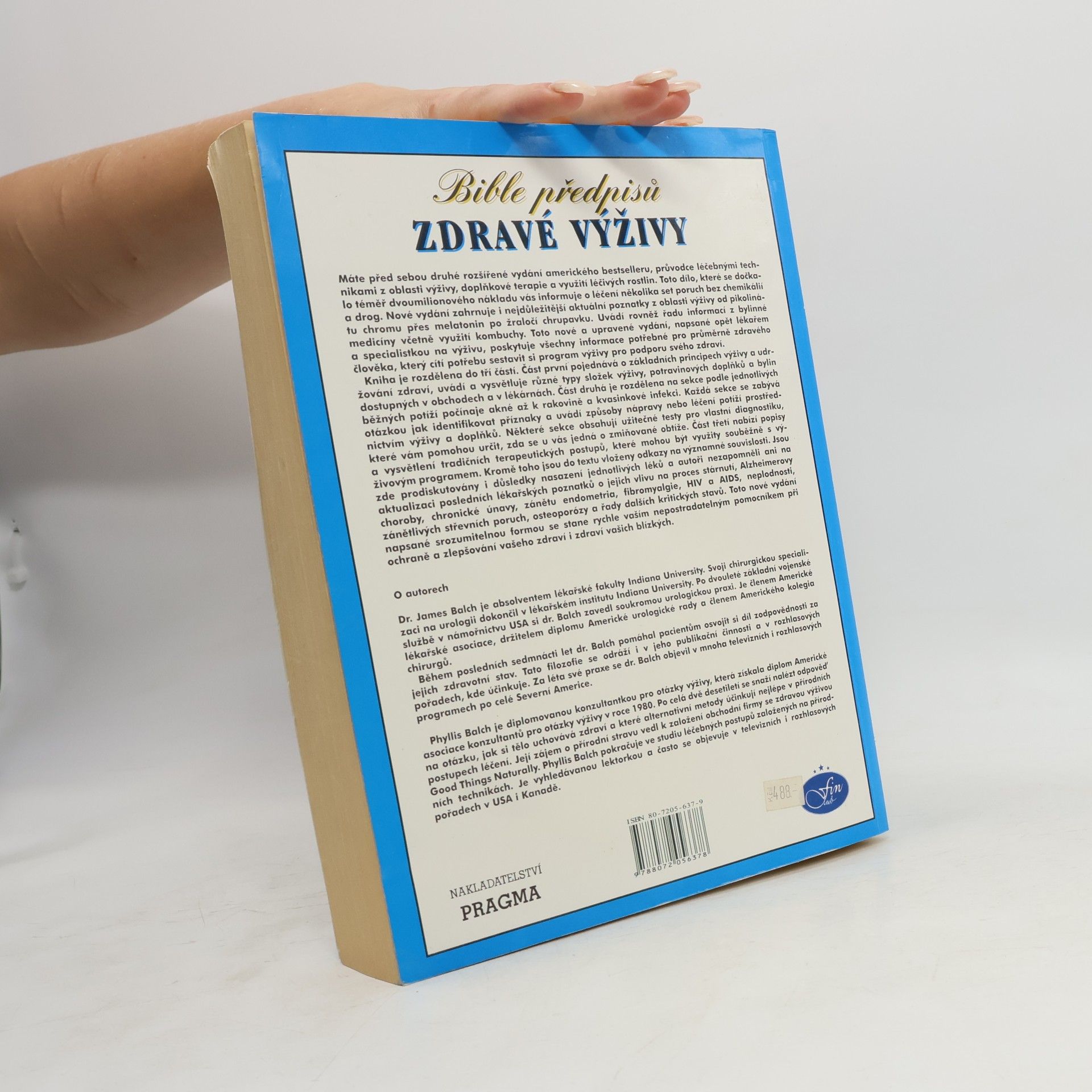 James F. Balch Bible předpisů zdravé výživy