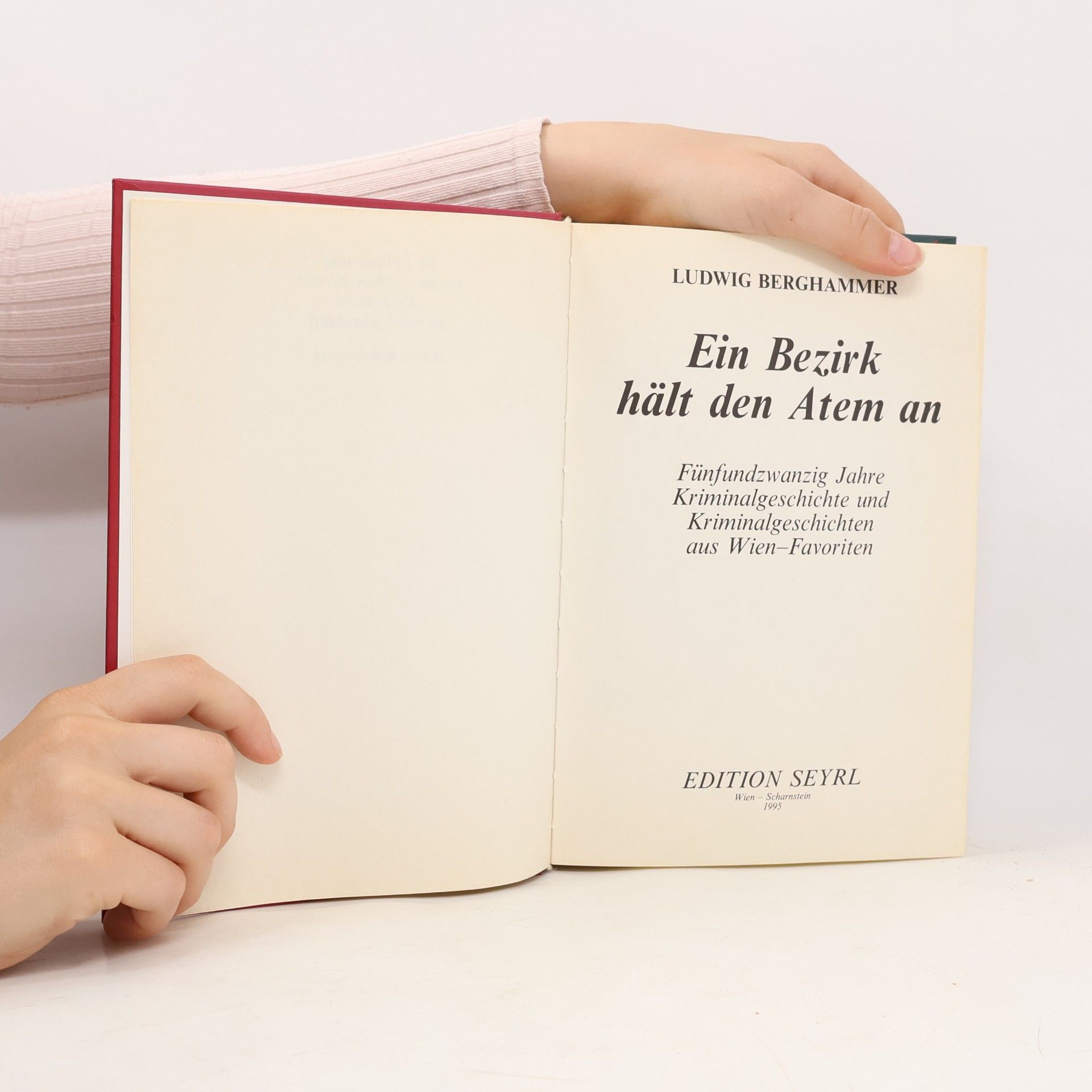 Ludwig Berghammer Ein Bezirk hält den Atem an