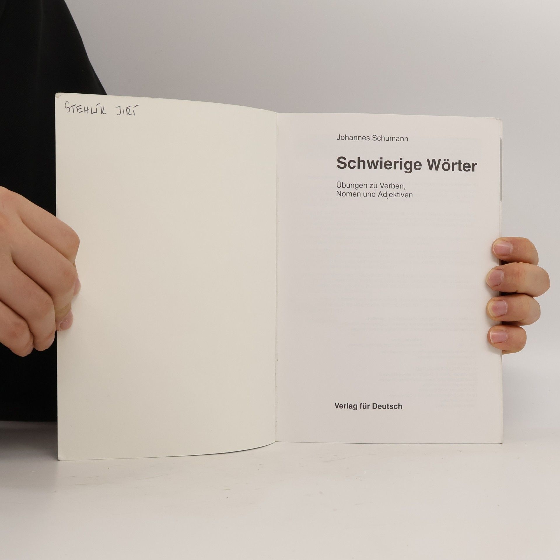 Johannes Schumann Schwierige Wörter