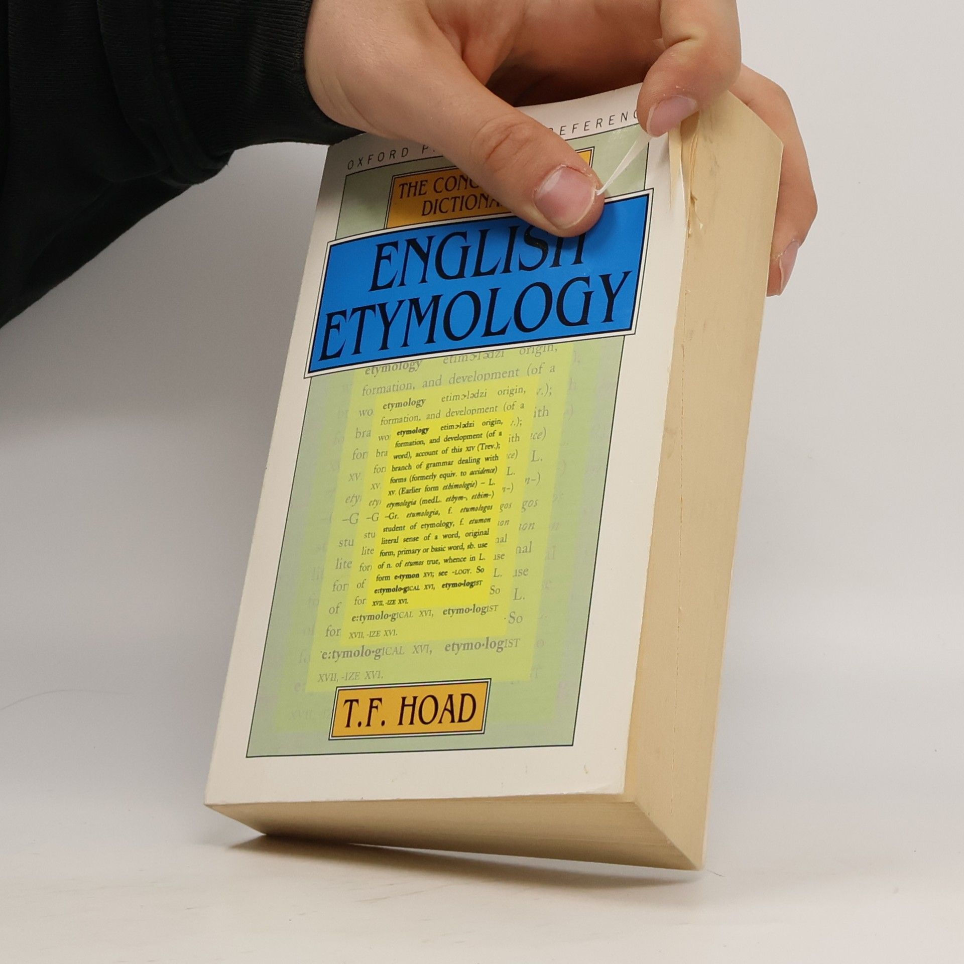 T F Hoad The concise Oxford dictionary of English etymology