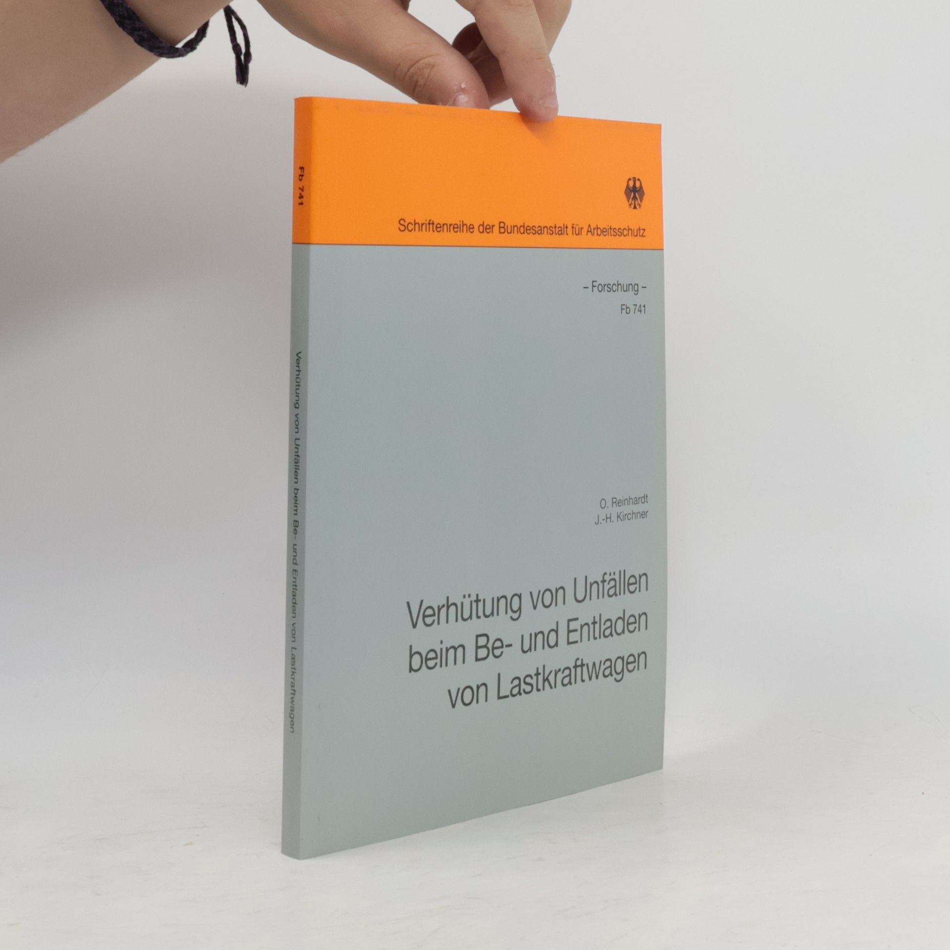 Olaf Reinhardt Verhütung von Unfällen beim Be- und Entladen von Lastkraftwagen