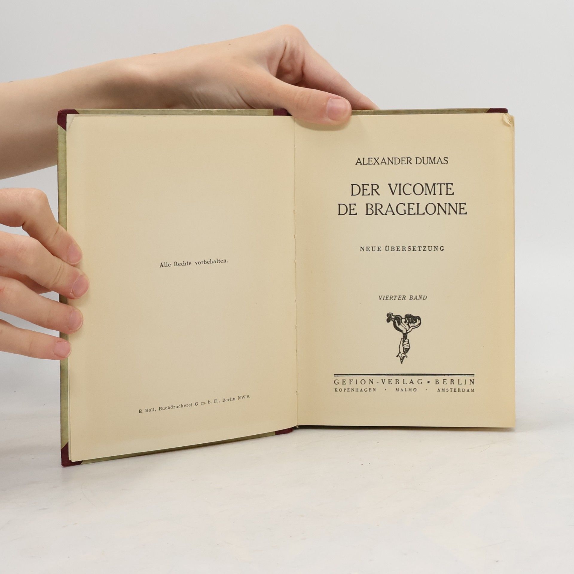 Alexandre Dumas Der Vicomte de Bragelonne IV.
