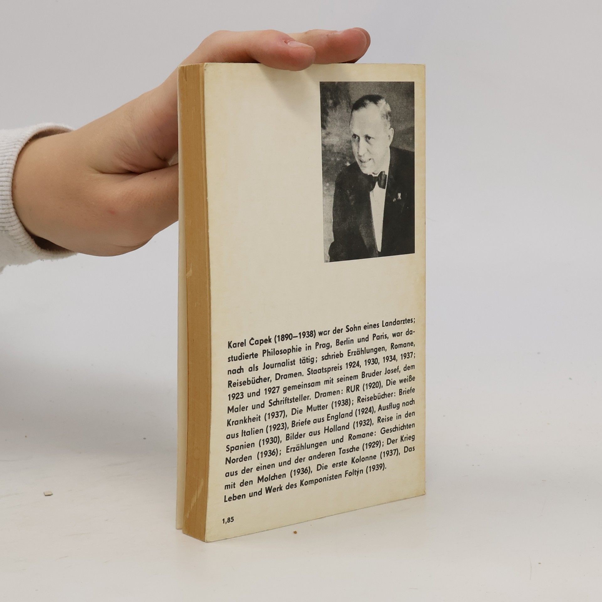 Karel Čapek Die erste Kolonne