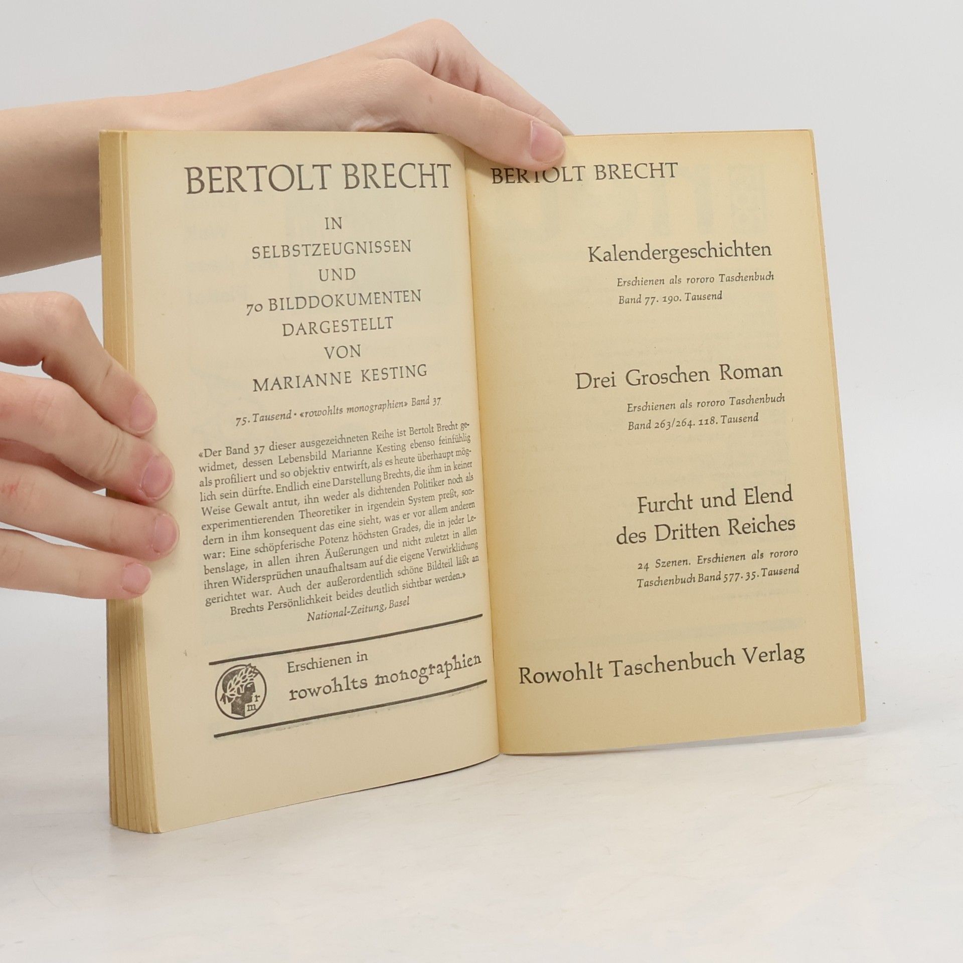 Bertolt Brecht Die Dreigroschenoper