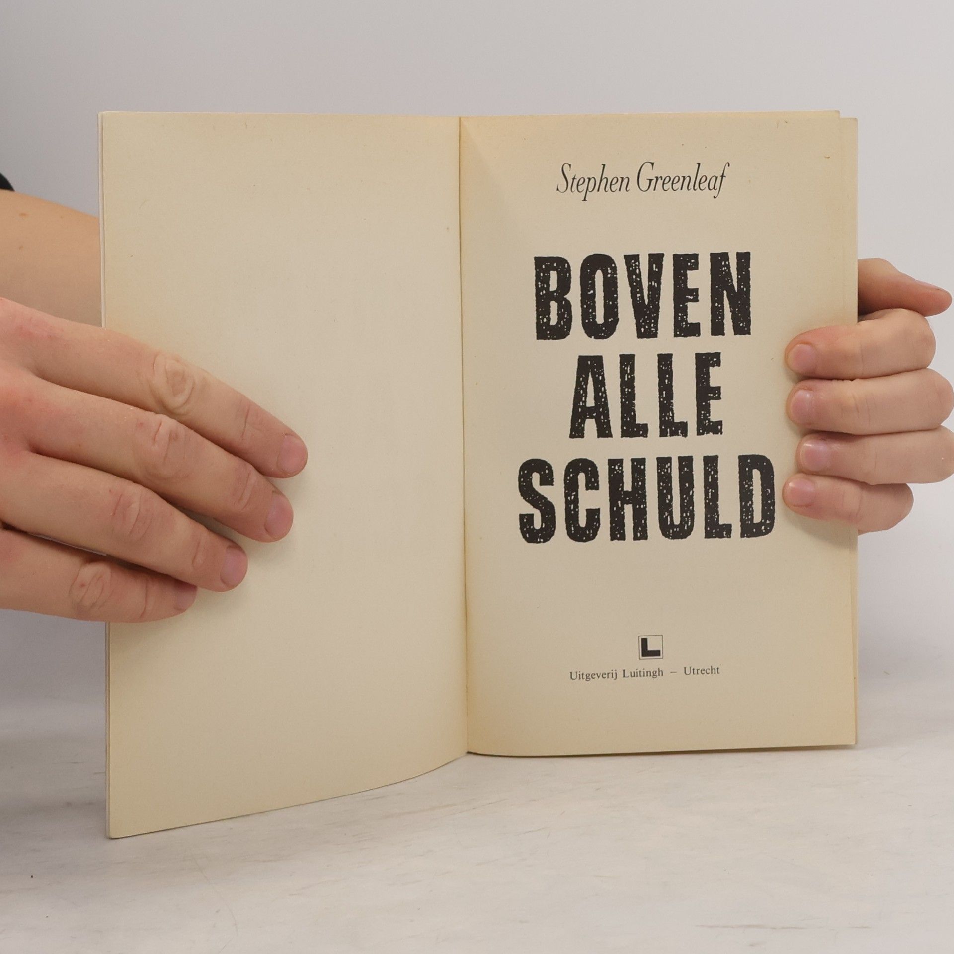 Frank de Groot Boven alle schuld