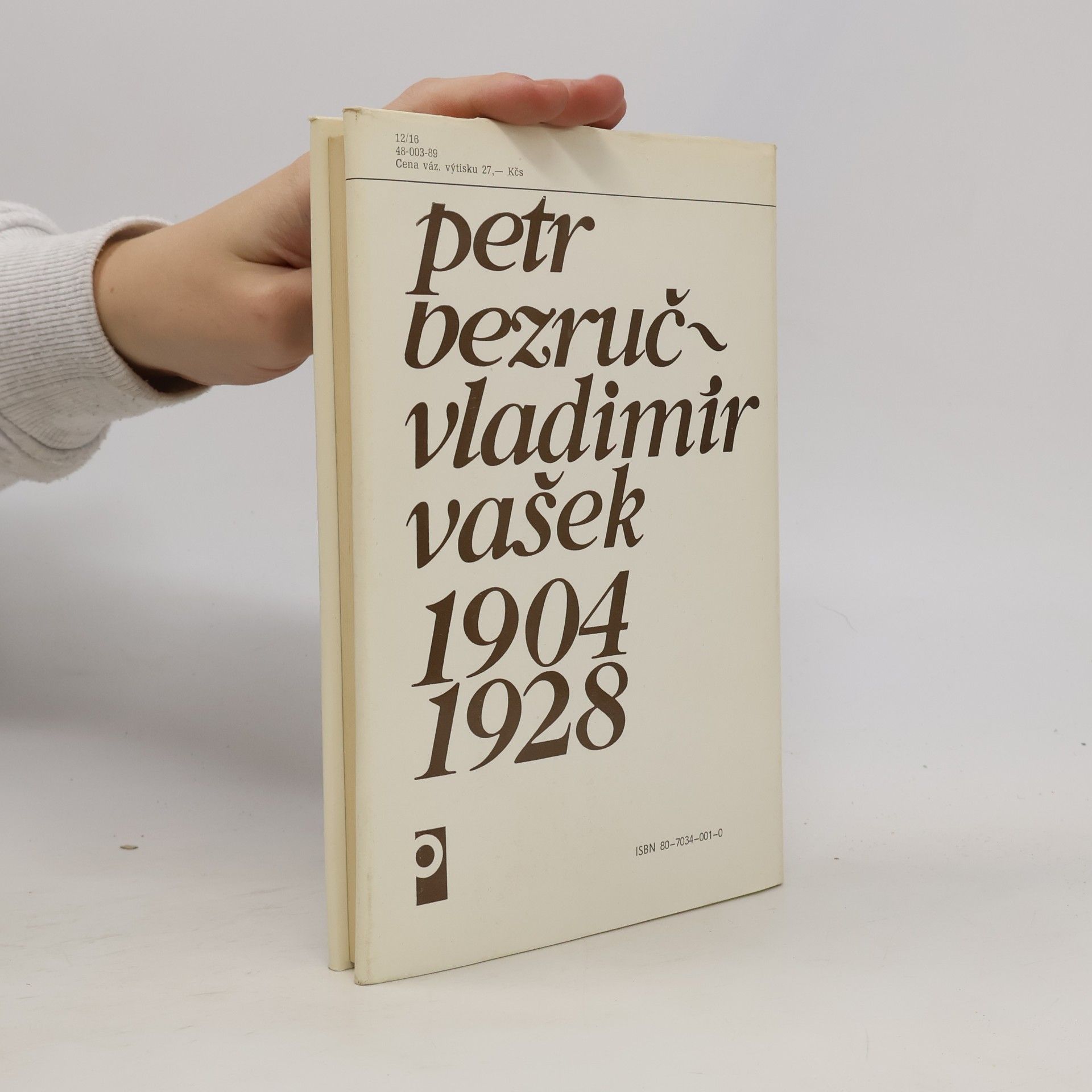 Jiří Urbanec Petr Bezruč - Vladimír Vašek 1904-1928