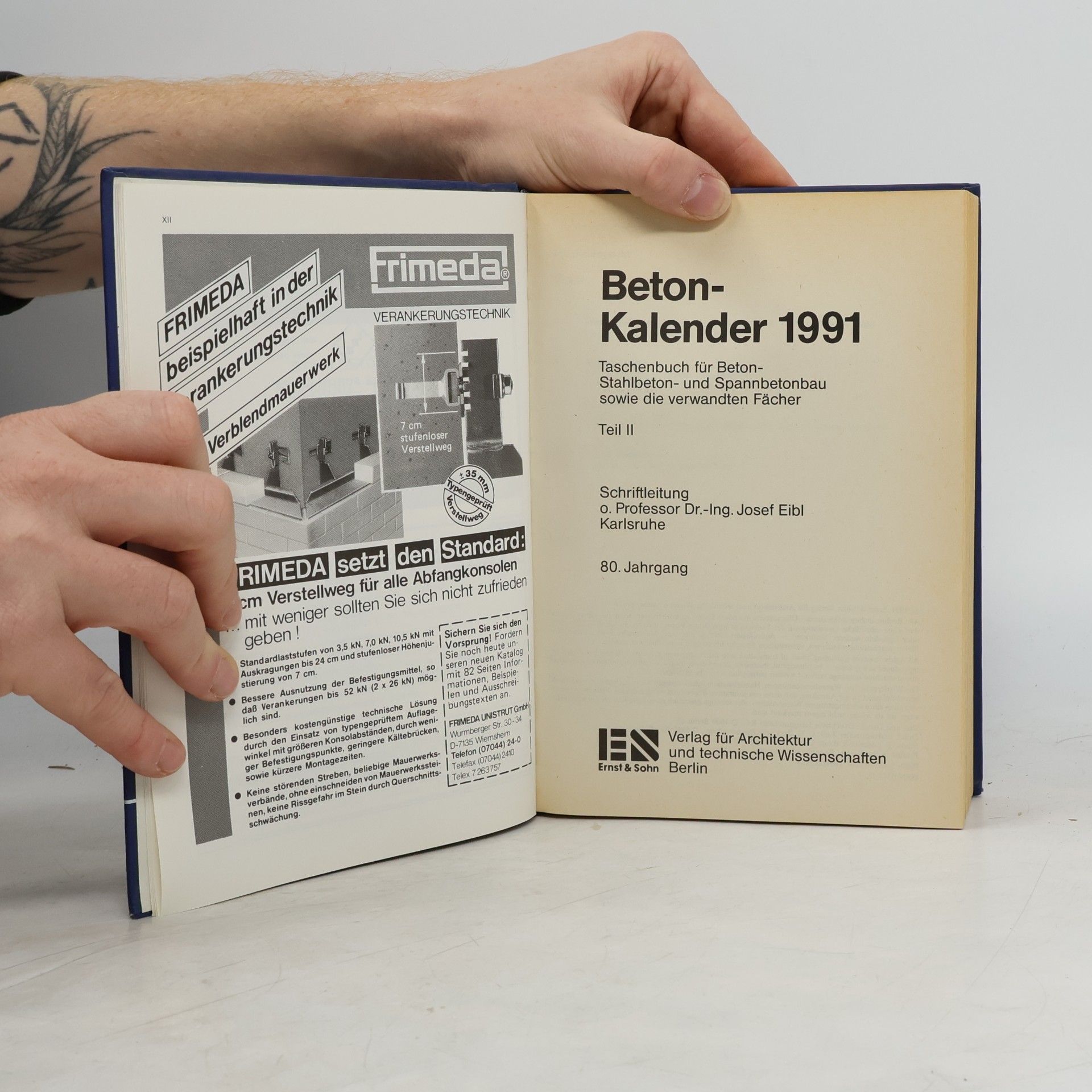 Josef Eibl Beton-Kalender 1991