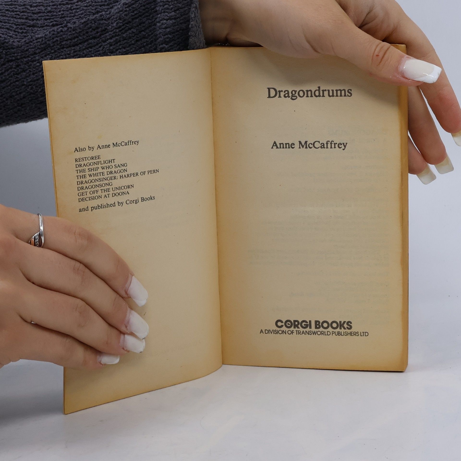 Anne McCaffrey Dragondrums