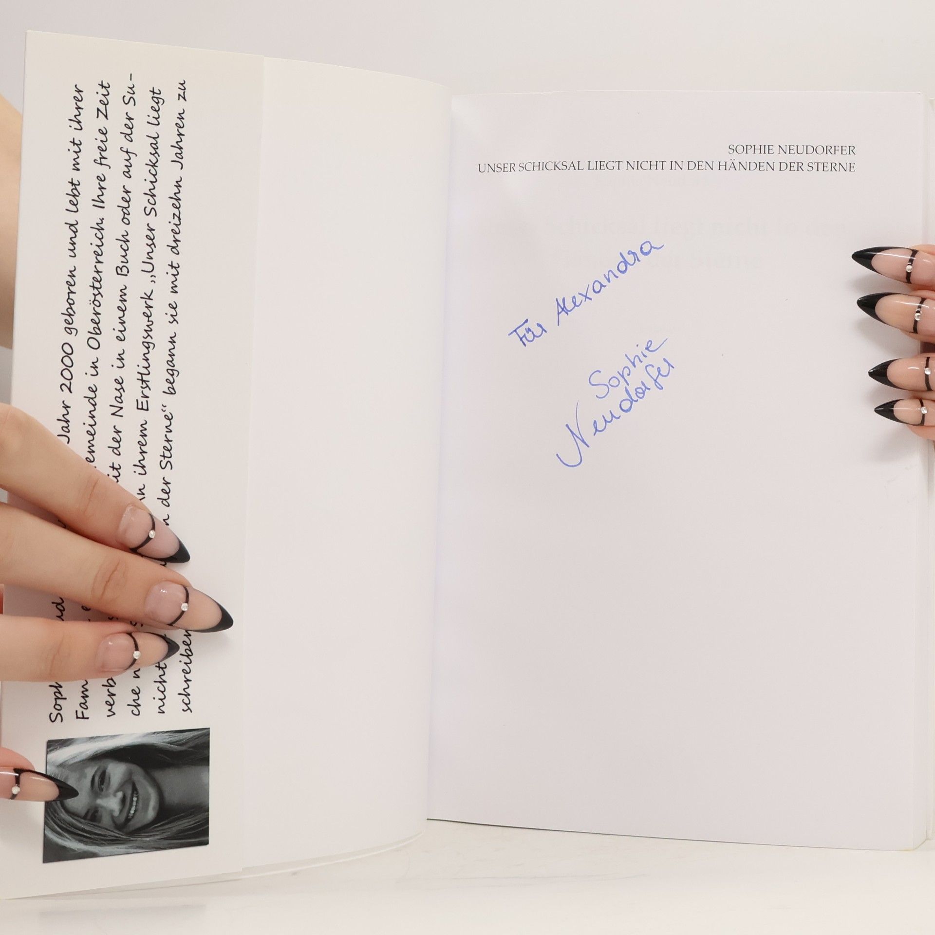 Sophie Neudorfer Unser Schicksal liegt nicht in den Händen der Sterne