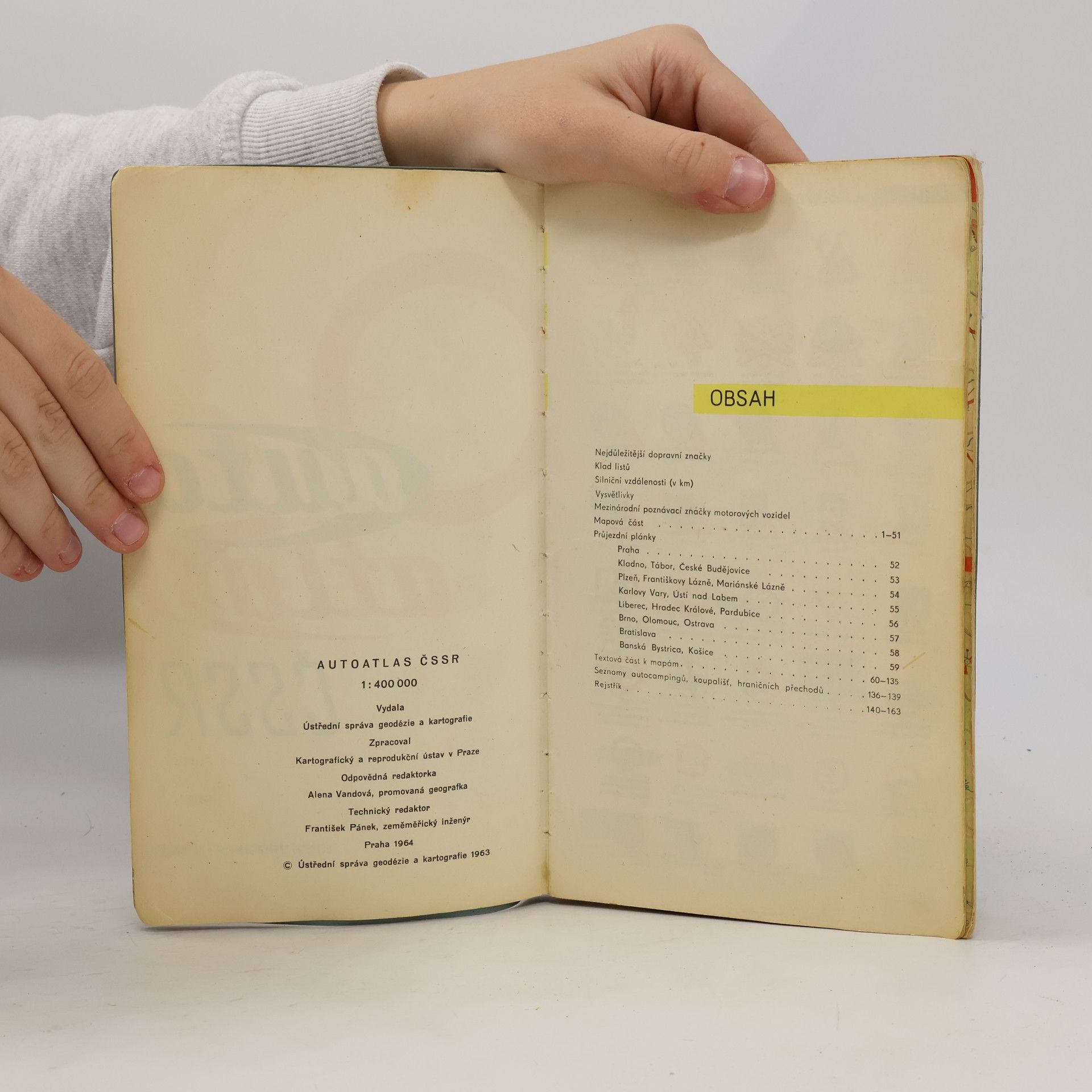 Collectif d'auteurs Autoatlas ČSSR 1:400000