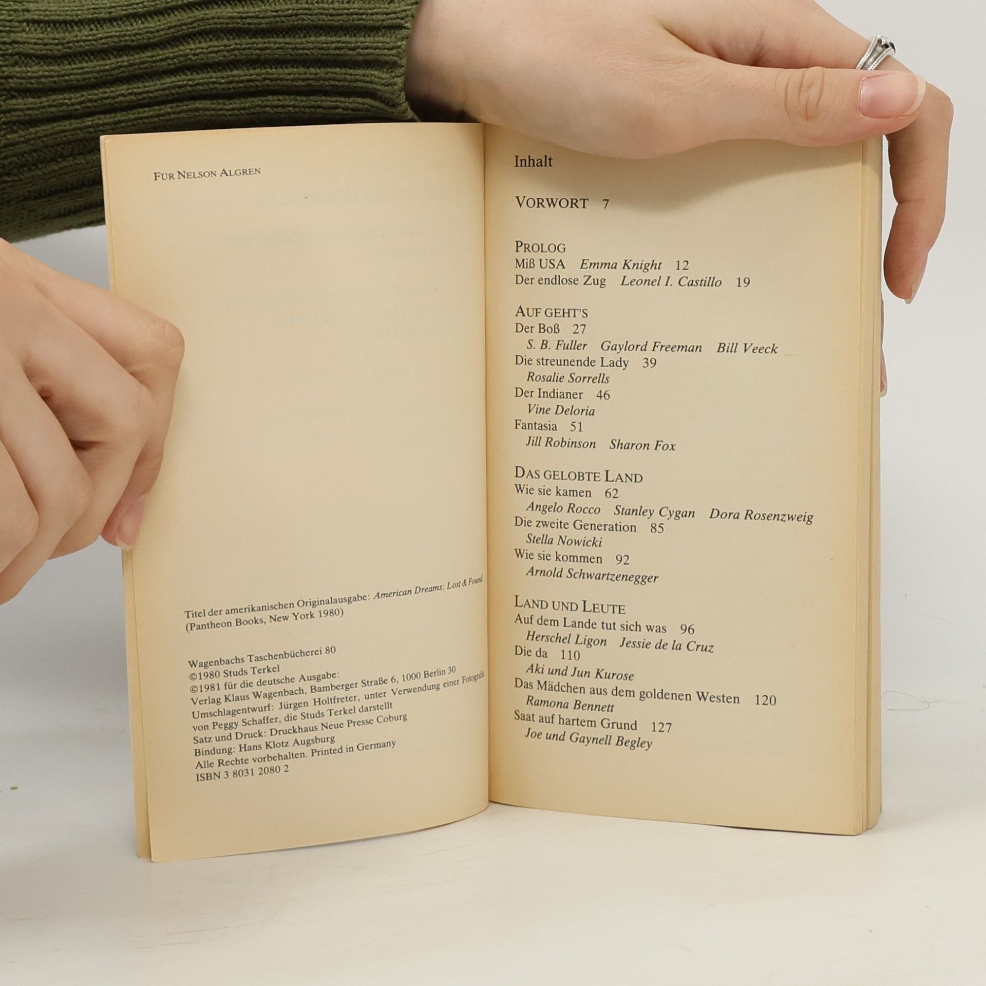 Studs Terkel Der amerikanische Traum