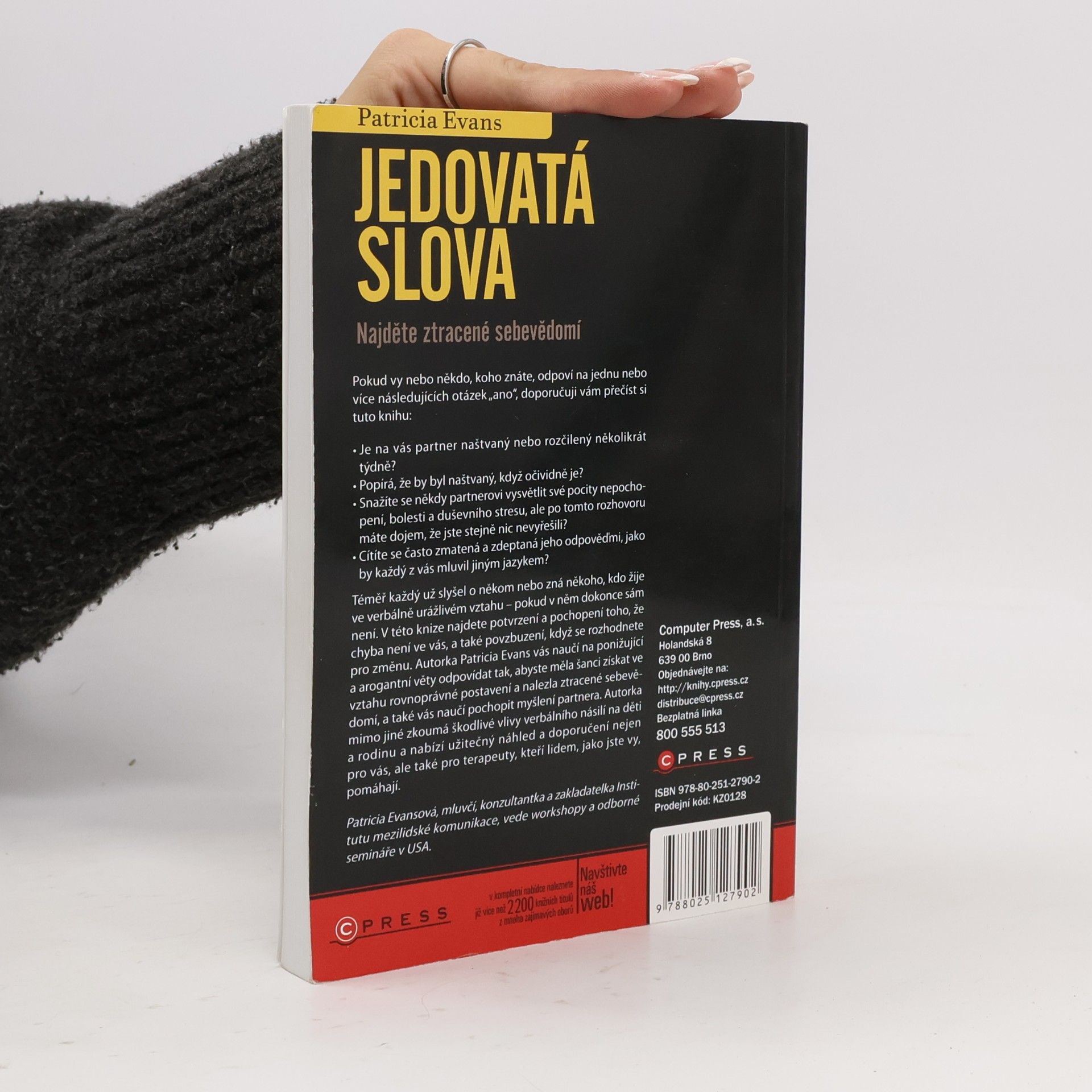 Patricia Evans Jedovatá slova : jak rozpoznat verbální násilí a jak na ně reagovat