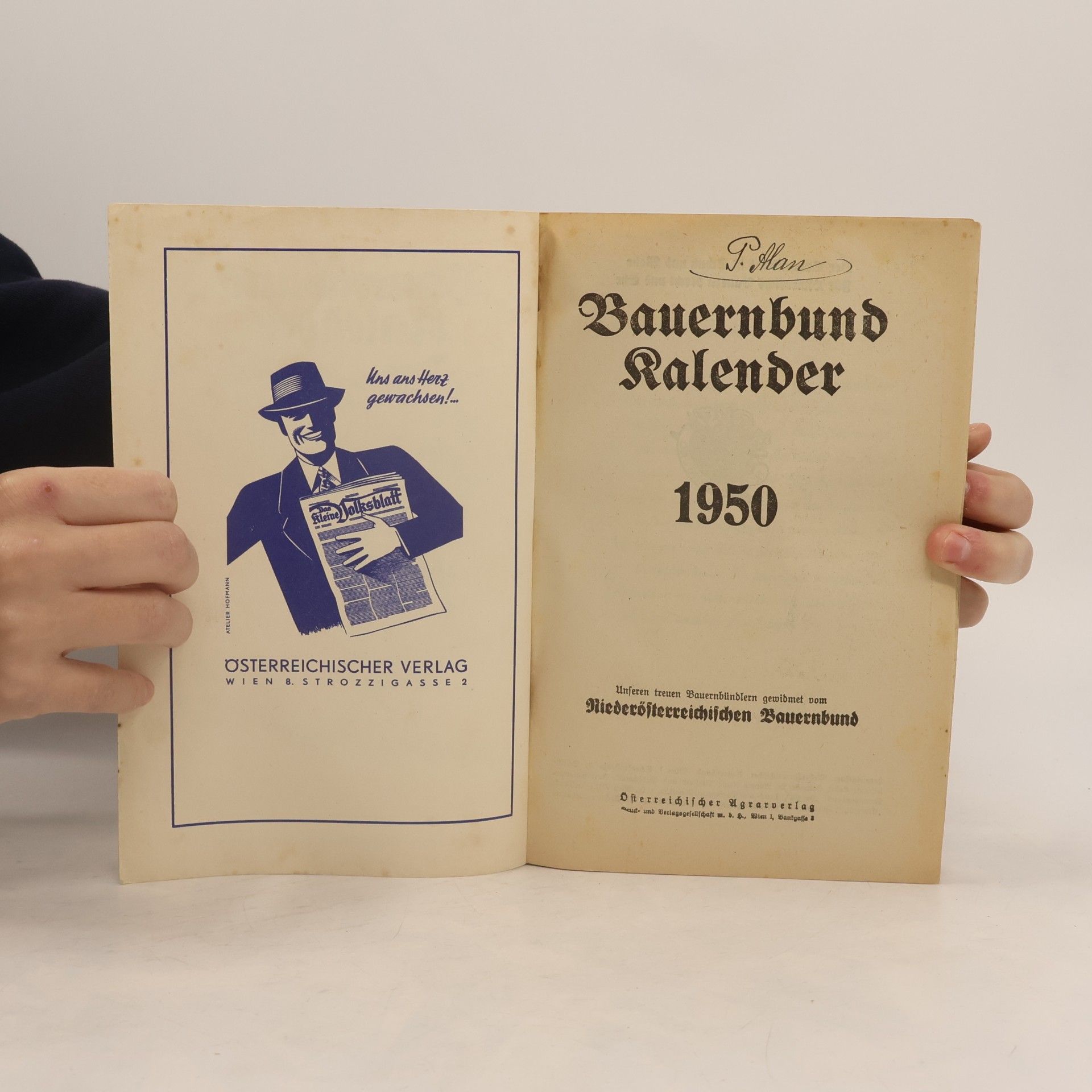 Autorenkollektiv Bauernbund Kalender 1950