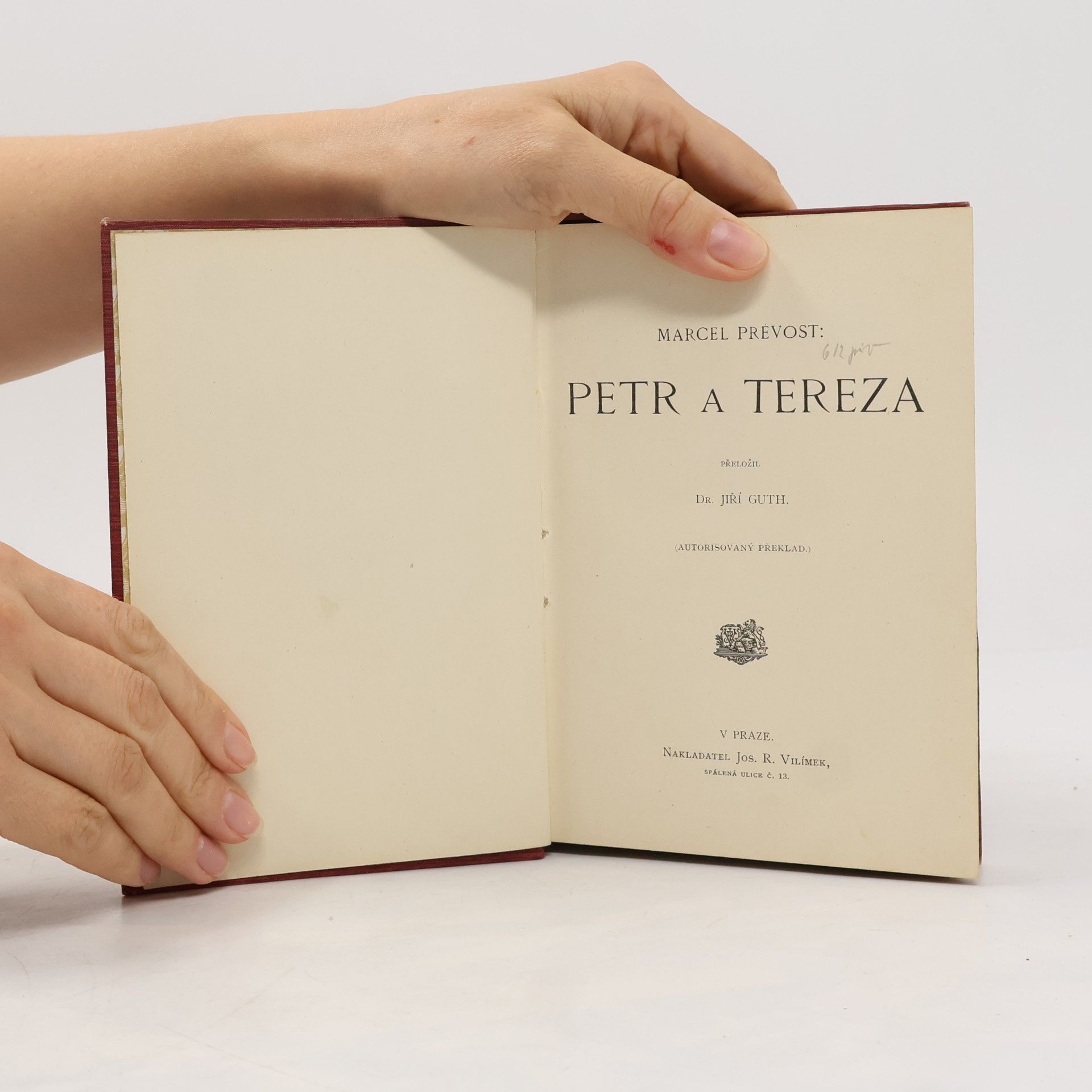 Marcel Prévost Petr a Tereza