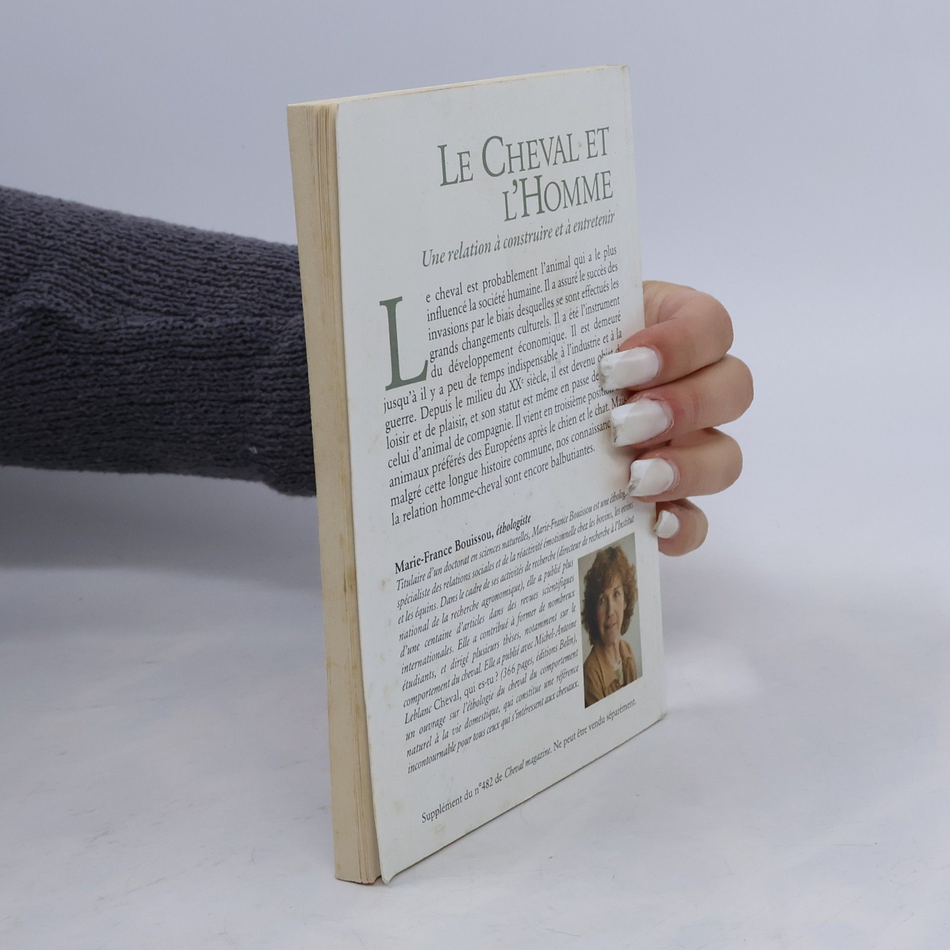 Marie-France Bouissou Le Cheval et l'homme