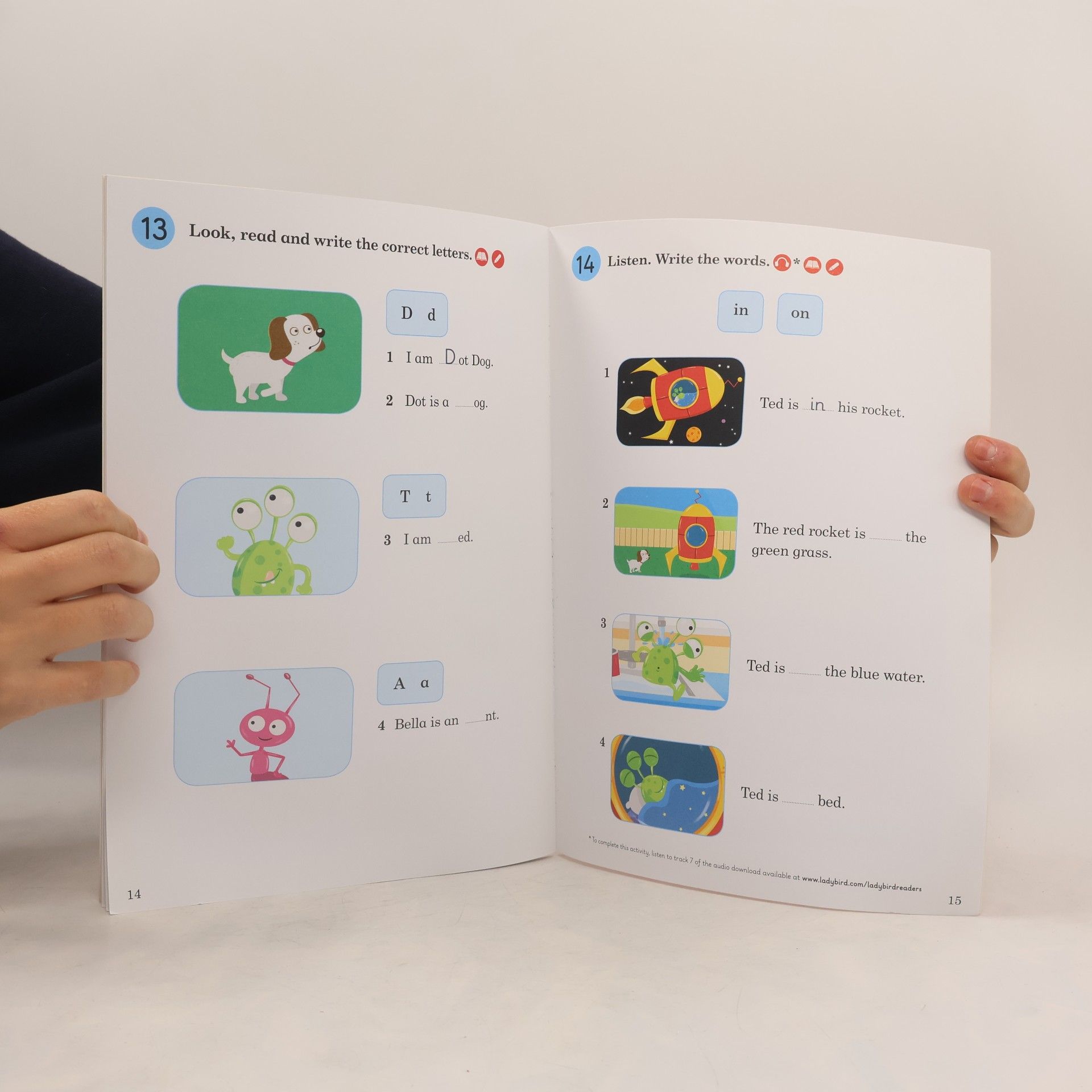 AA.VV. Ted in Bed Activity Book - Ladybird Readers Starter Level A