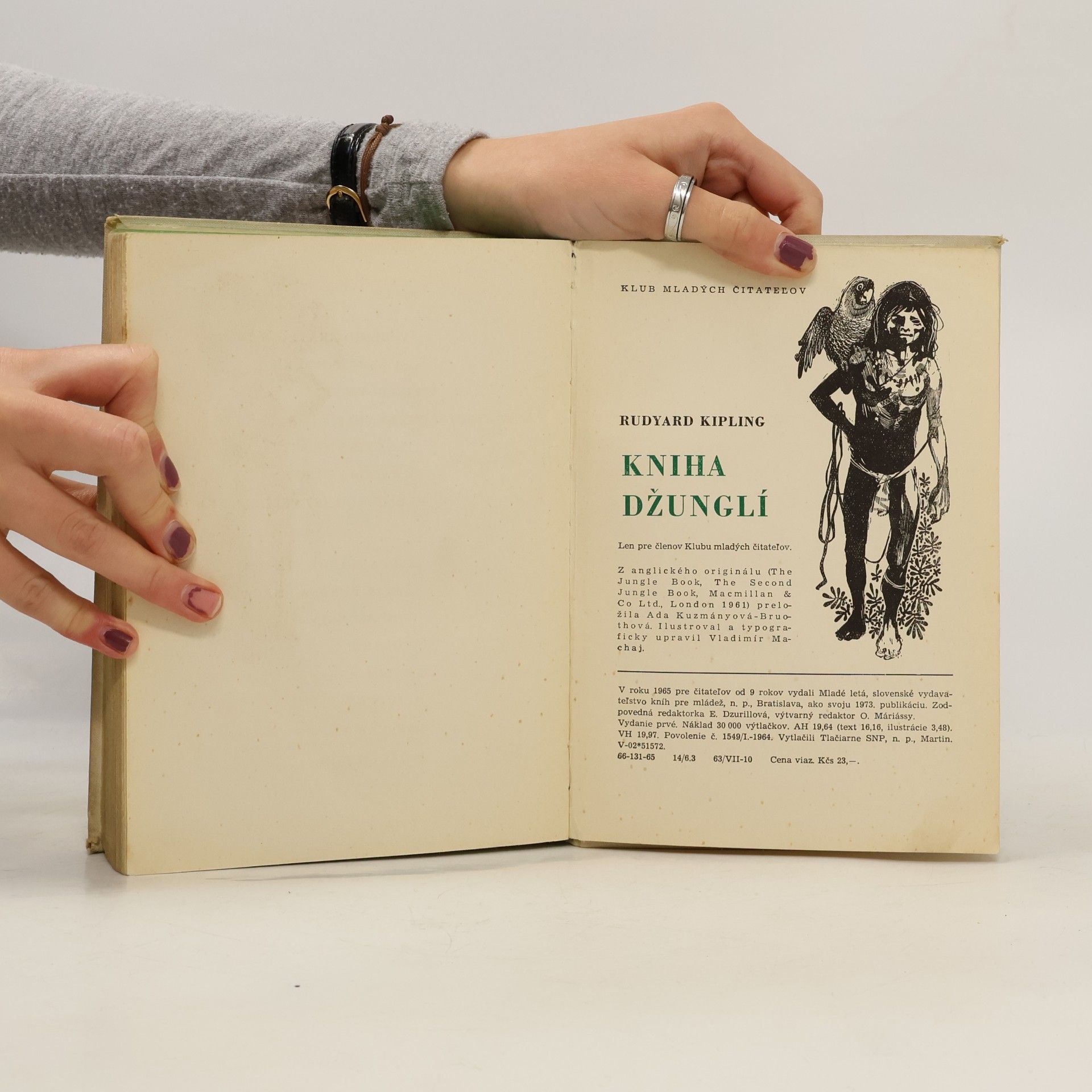 Rudyard Kipling Kniha džunglí (I-II) (1 svazek)
