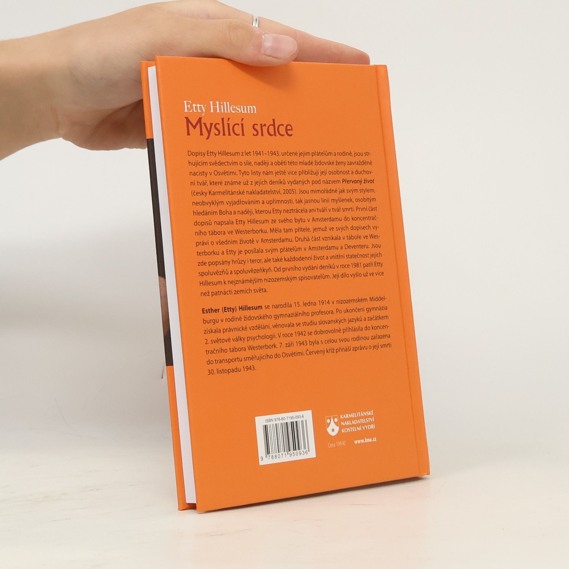 Etty Hillesum Myslící srdce