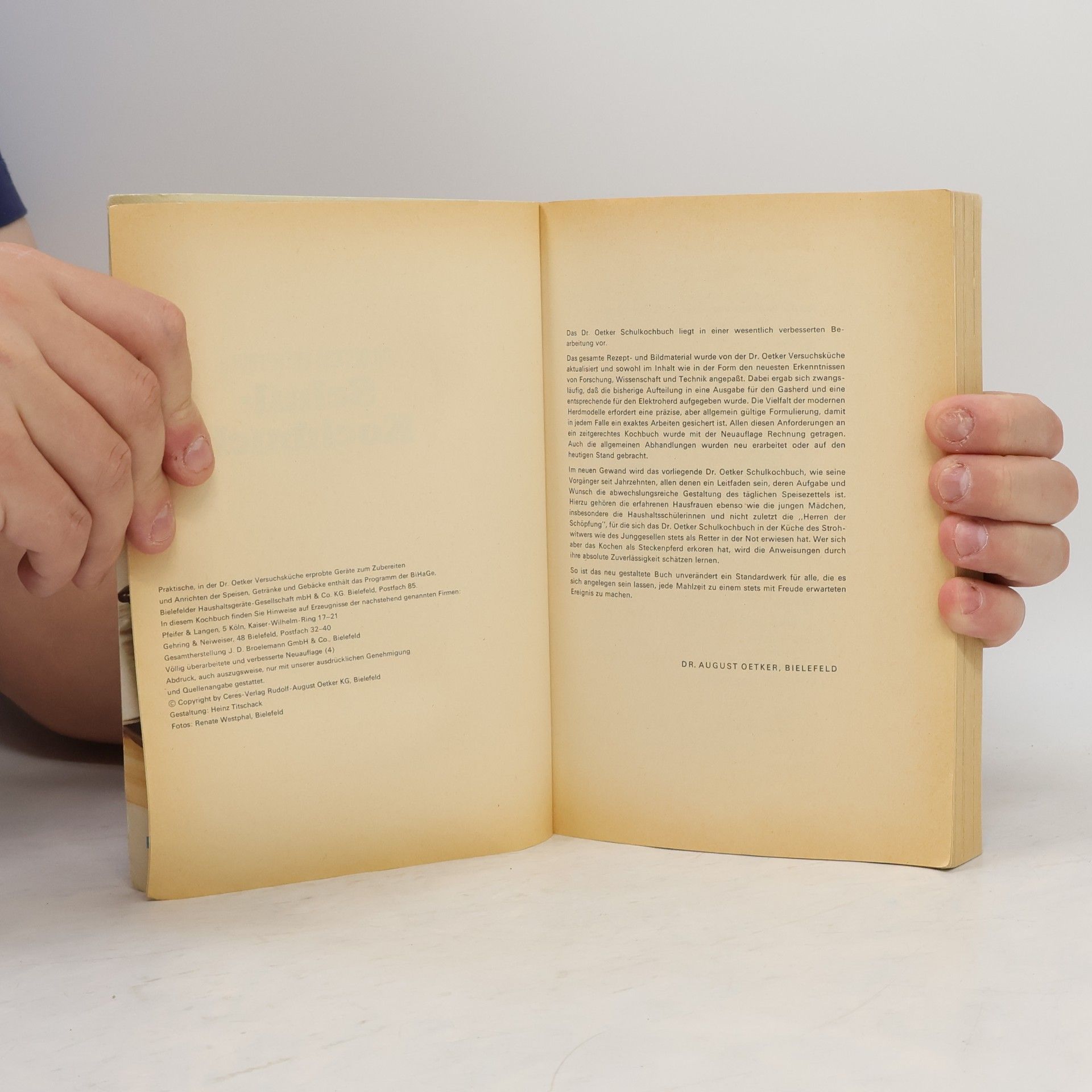 kolektiv Dr. Oetker Rezeptbuch. Schul-Kochbuch