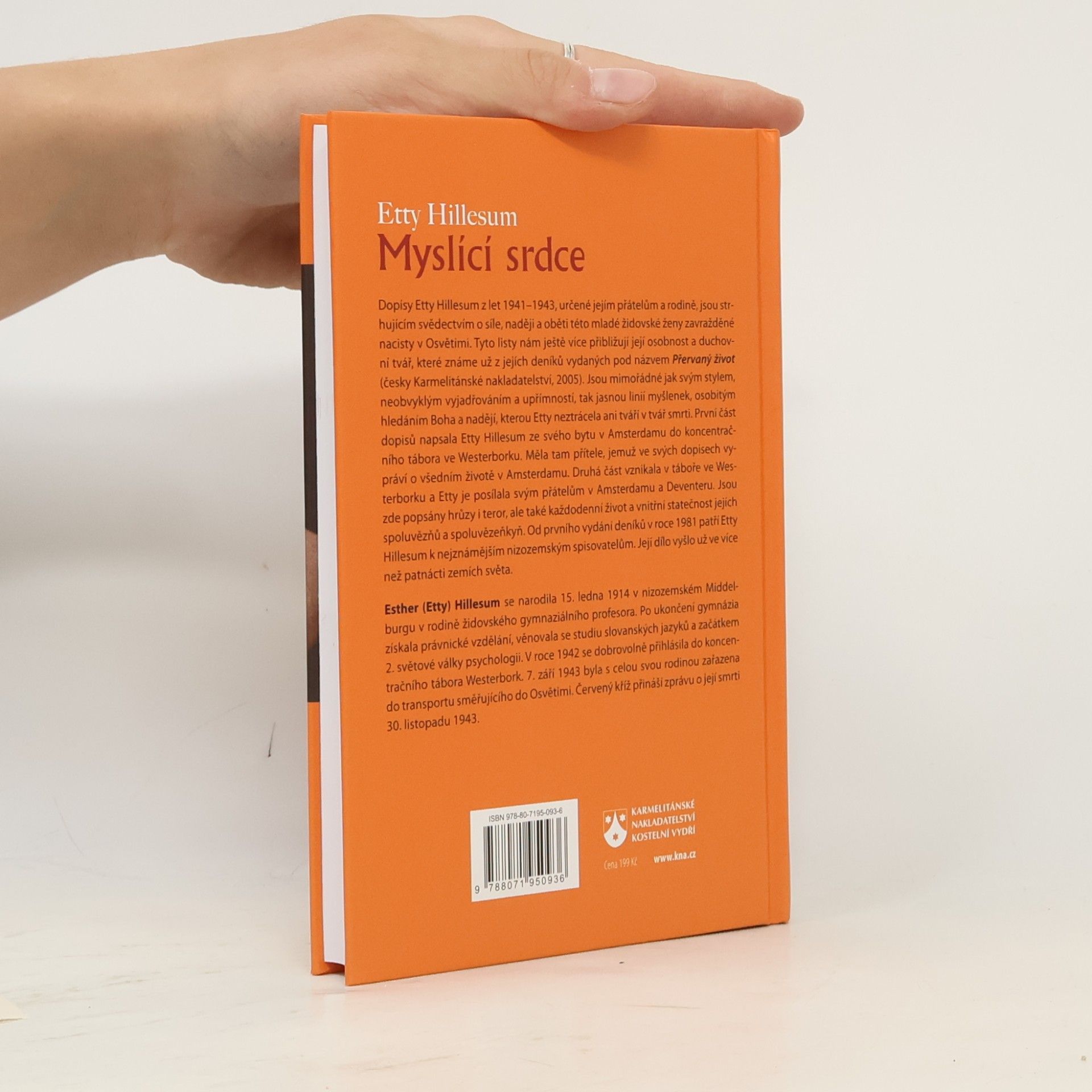 Etty Hillesum Myslící srdce