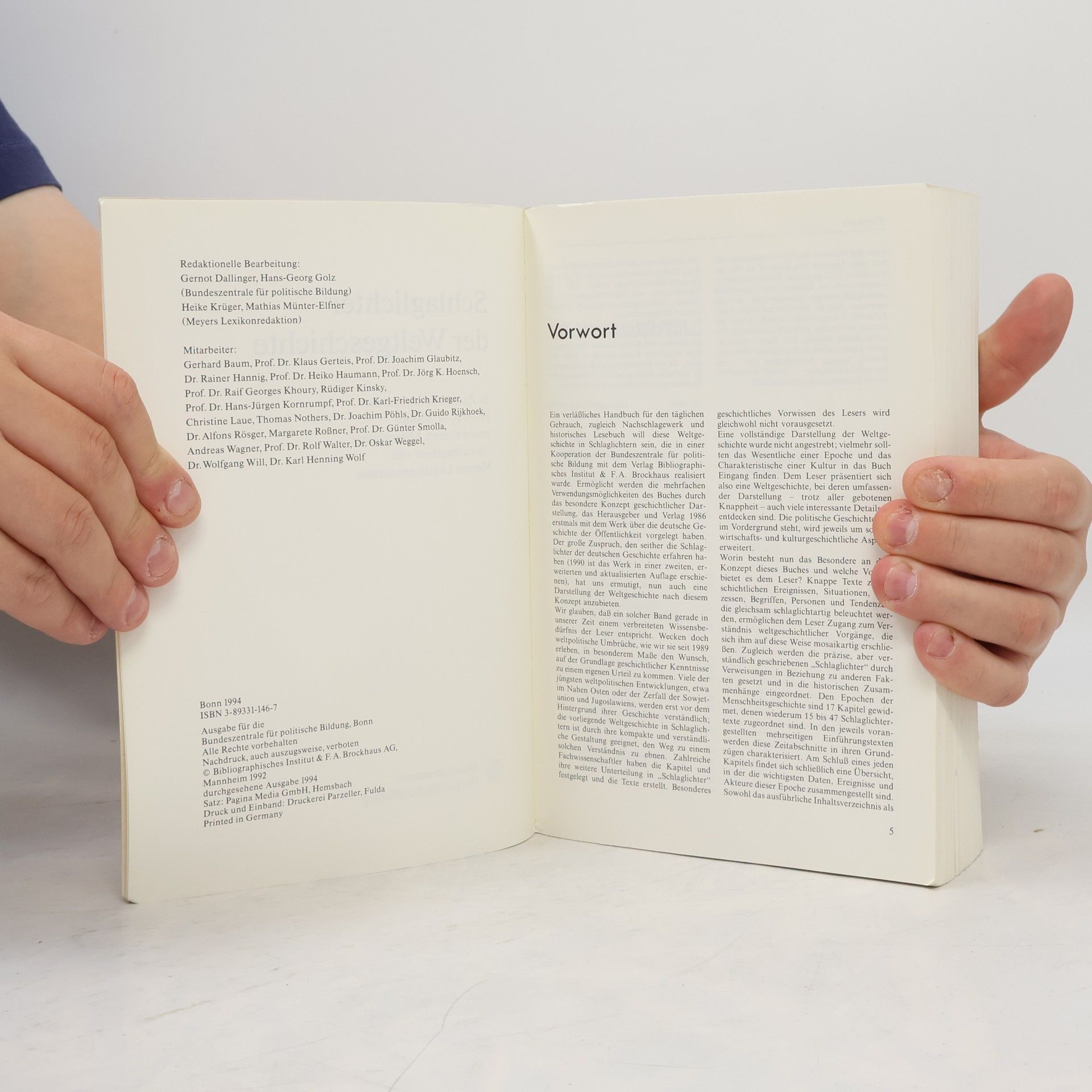 Various authors Schlaglichter der Weltgeschichte