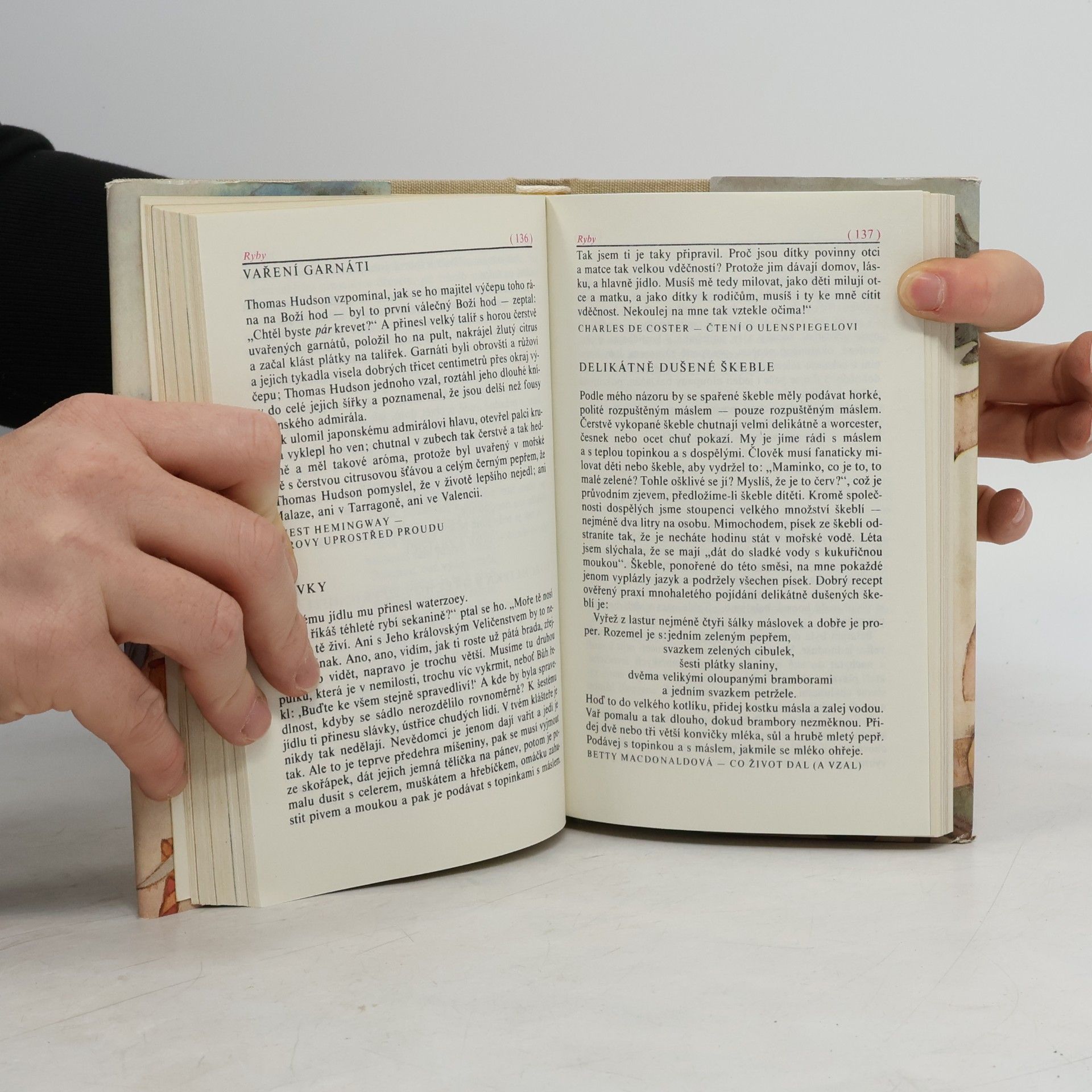 Adolf Born Kuchařské recepty vypsané z krásné literatury