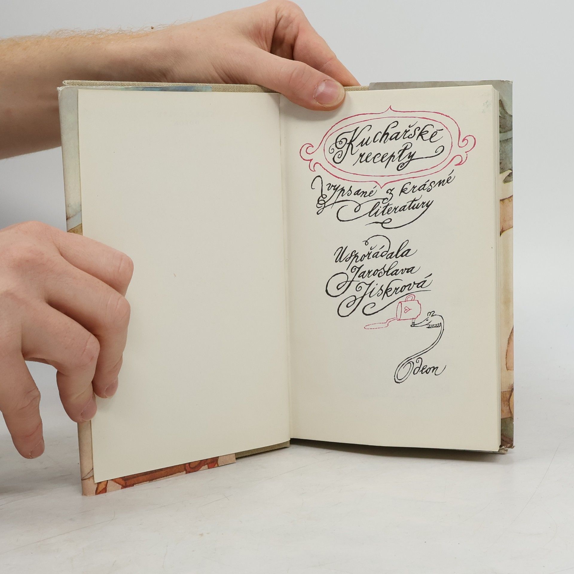 Adolf Born Kuchařské recepty vypsané z krásné literatury