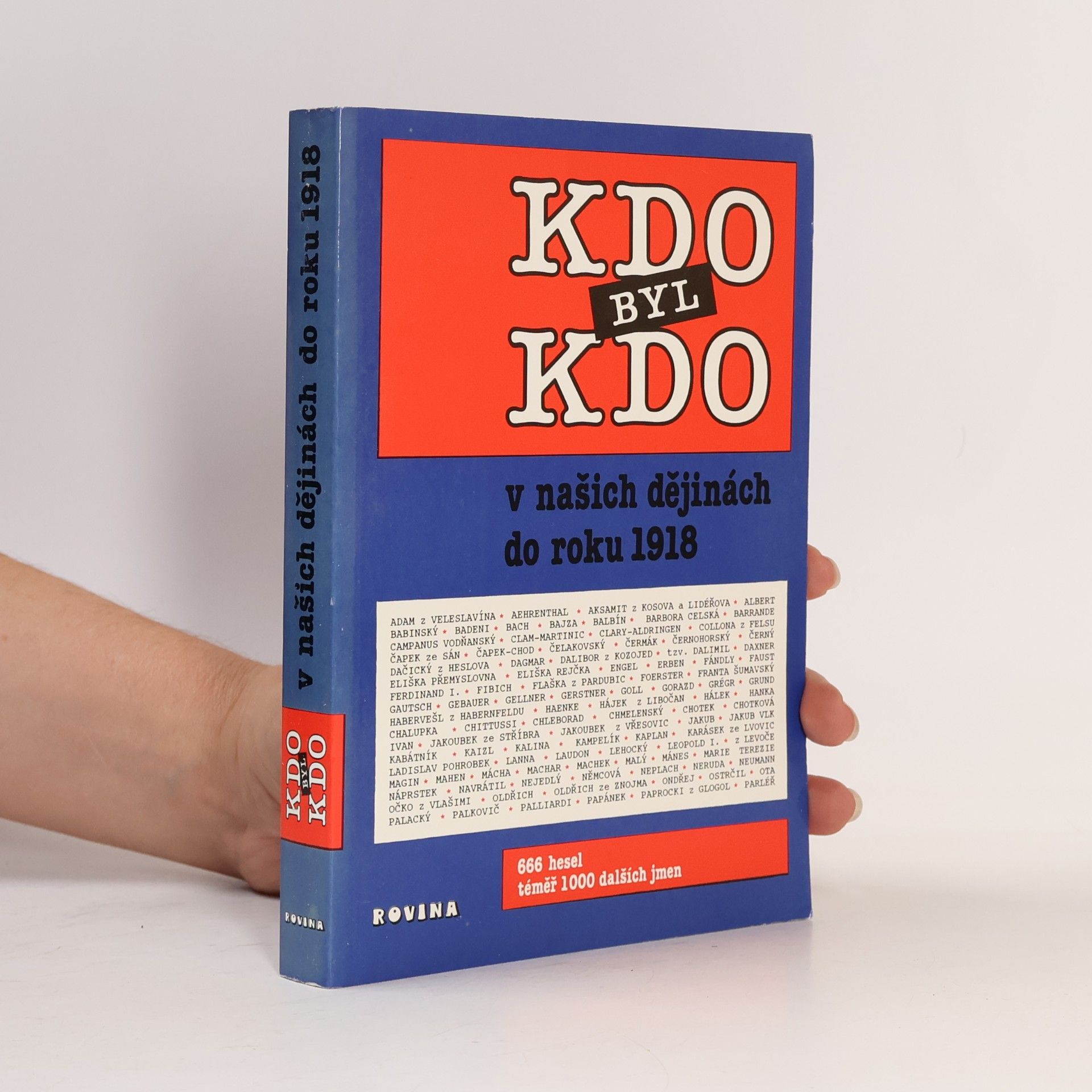 Kdo byl kdo v našich dějinách do roku 1918