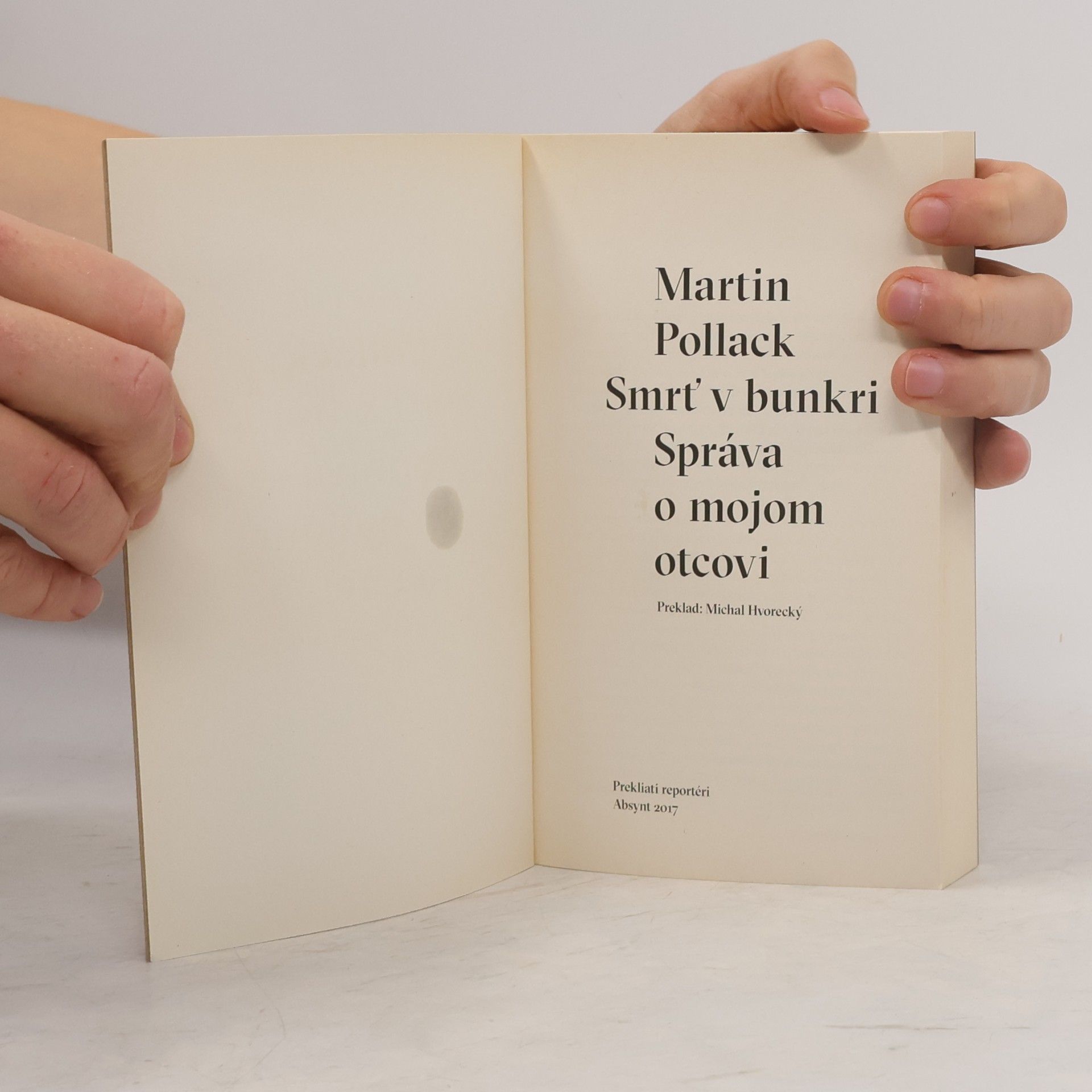 Martin Pollack Smrť v bunkri