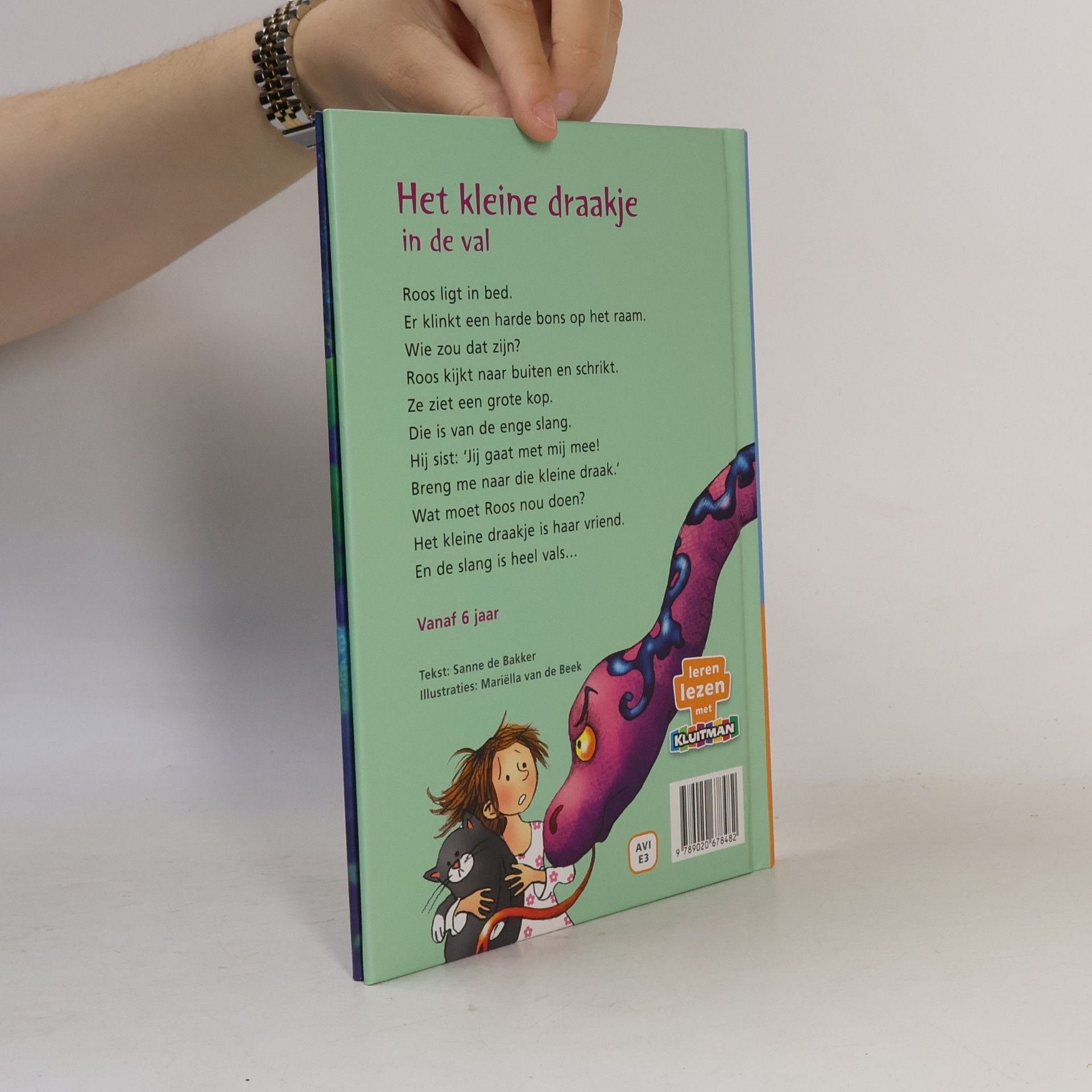 Sanne de Bakker Leren lezen met Kluitman: Het kleine draakje in de val