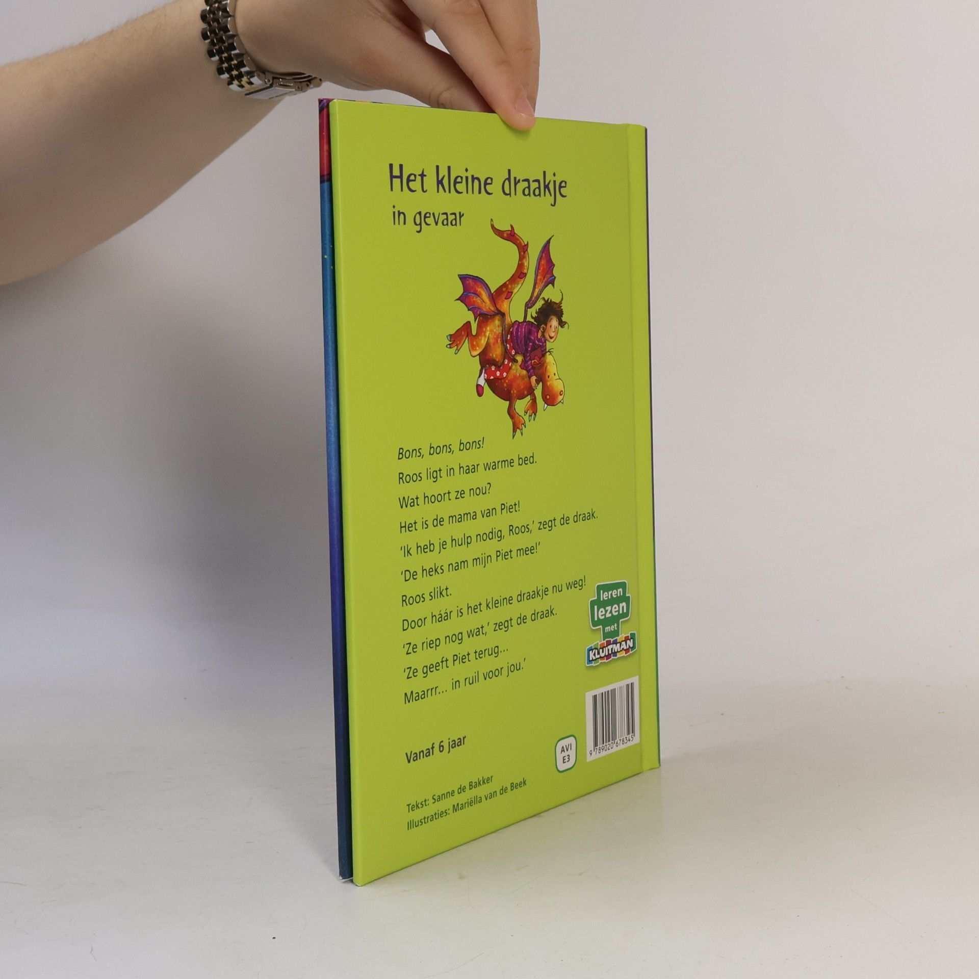 Sanne de Bakker Leren lezen met Kluitman: Het kleine draakje in gevaar