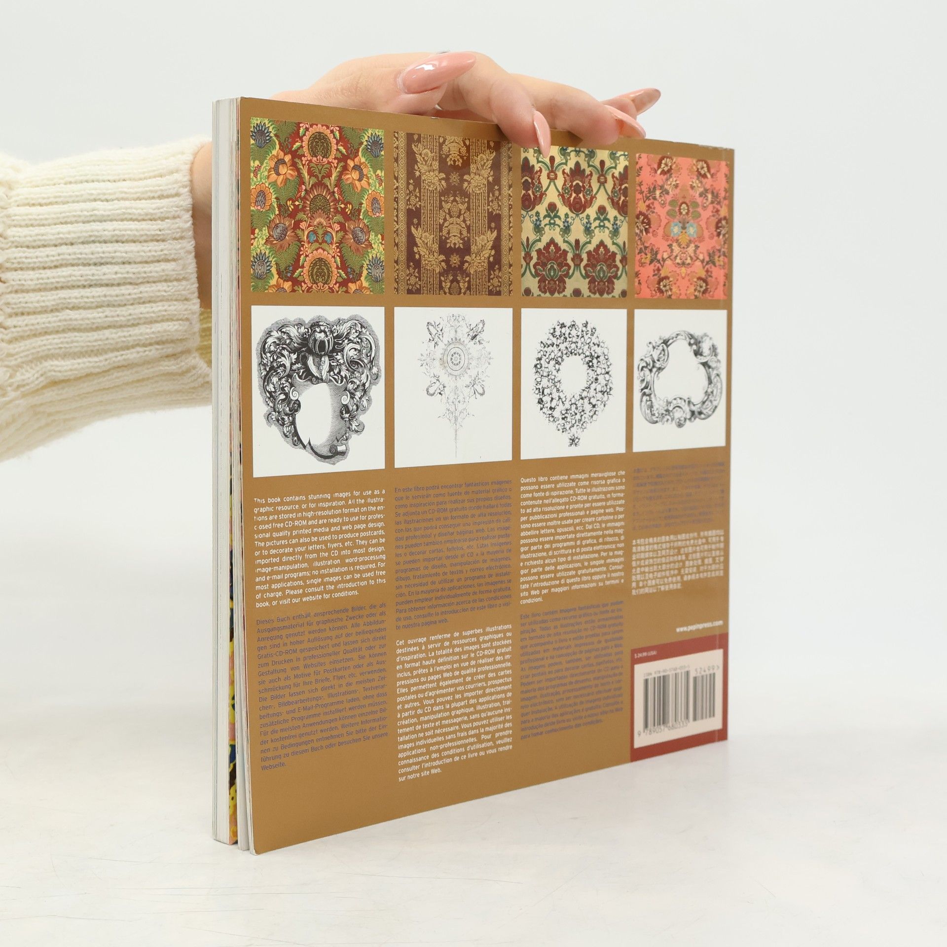 Pepin van Roojen Baroque : patterns = muster = motivos = padroes = motivi = motifs