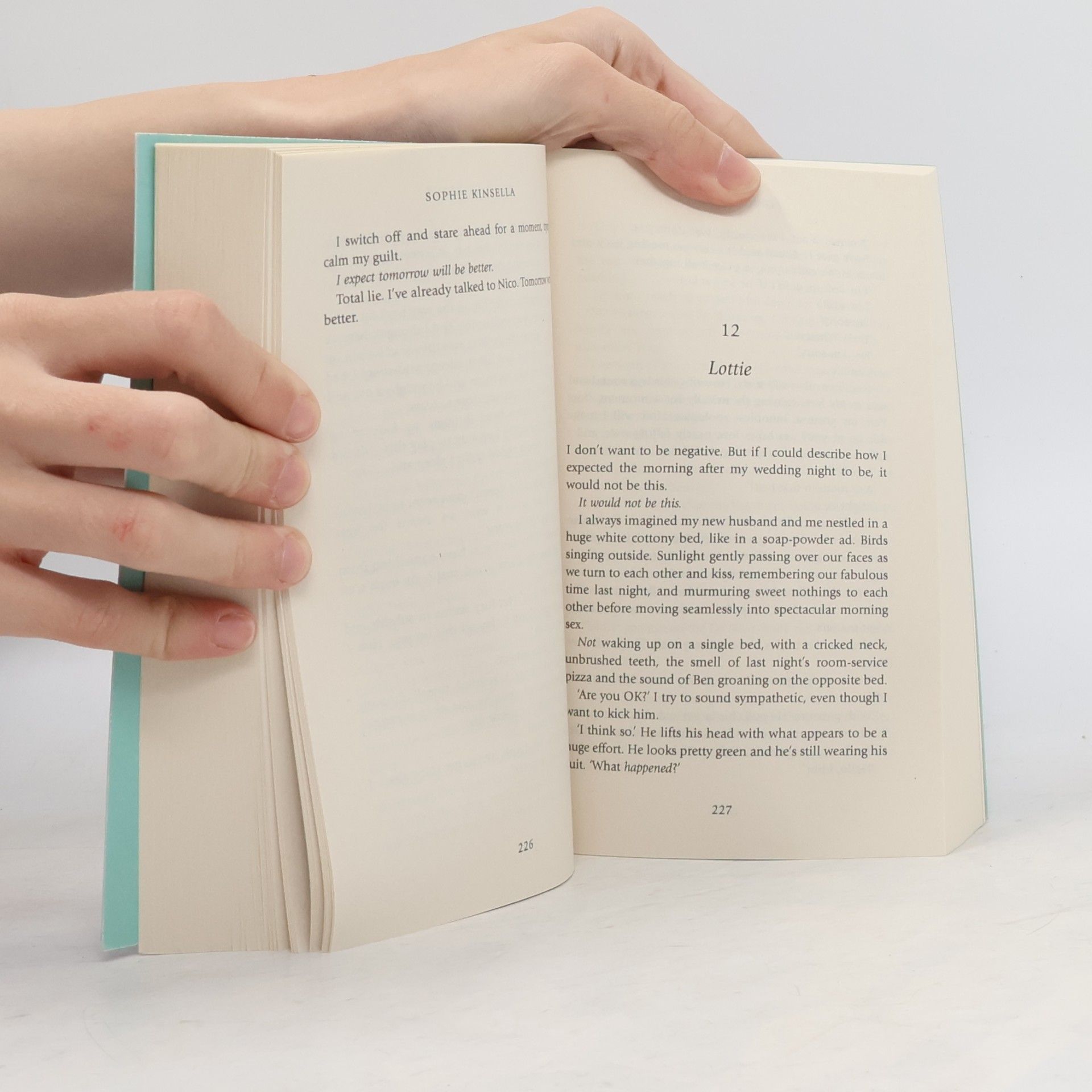 Sophie Kinsella Wedding night