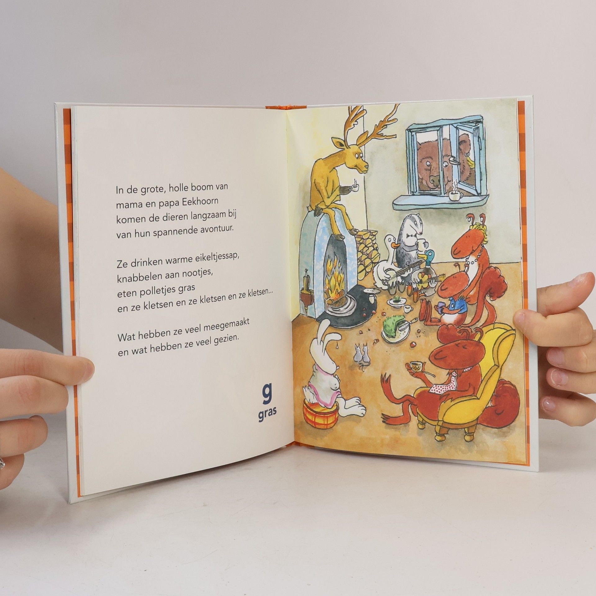 Ellen Petronella Wilhelmina Anna Jansen De Gestreepte Boekjes - 2: Eefie Eekhoorn Ontdekt de Winter