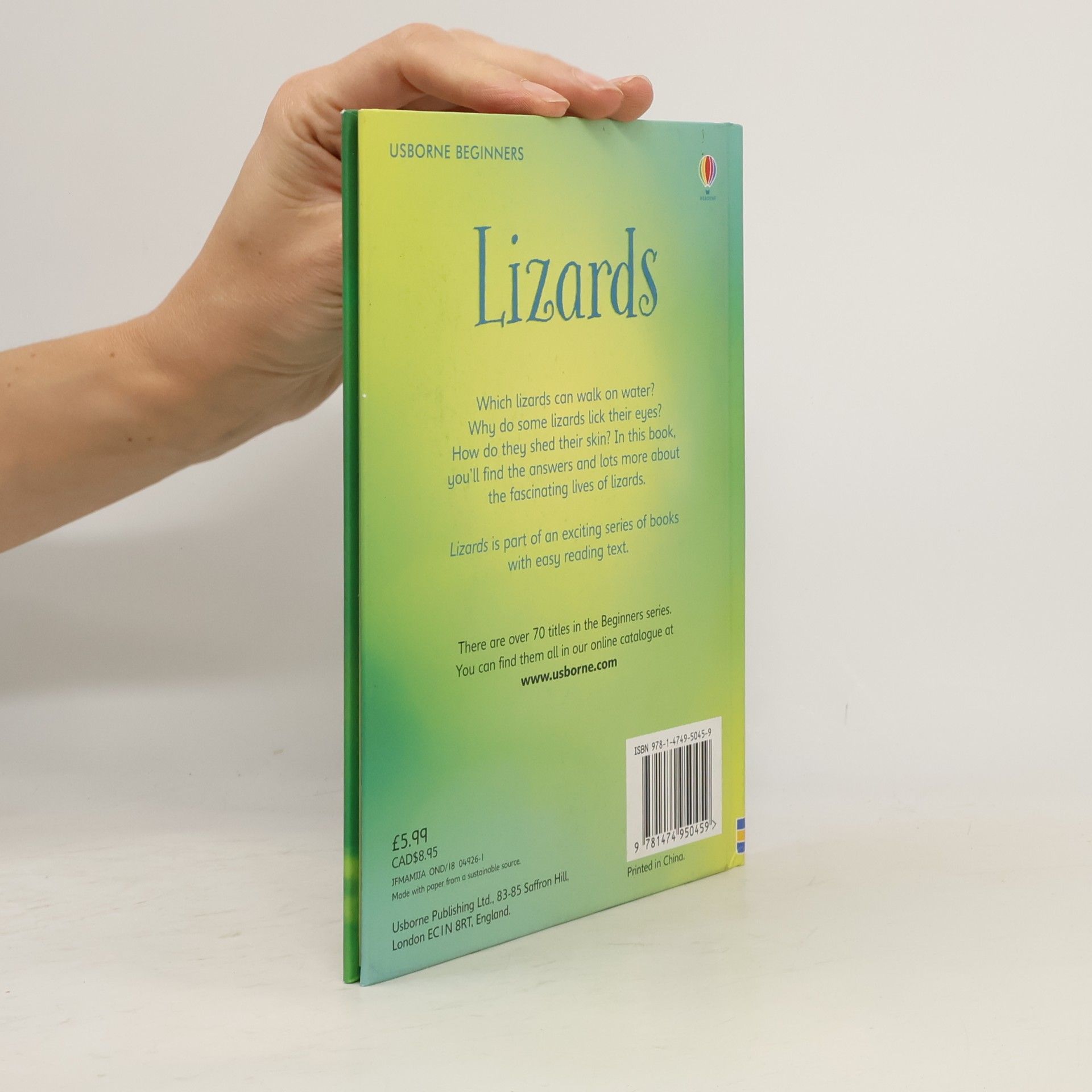 James Maclaine Usborne Beginners - 1: Lizards