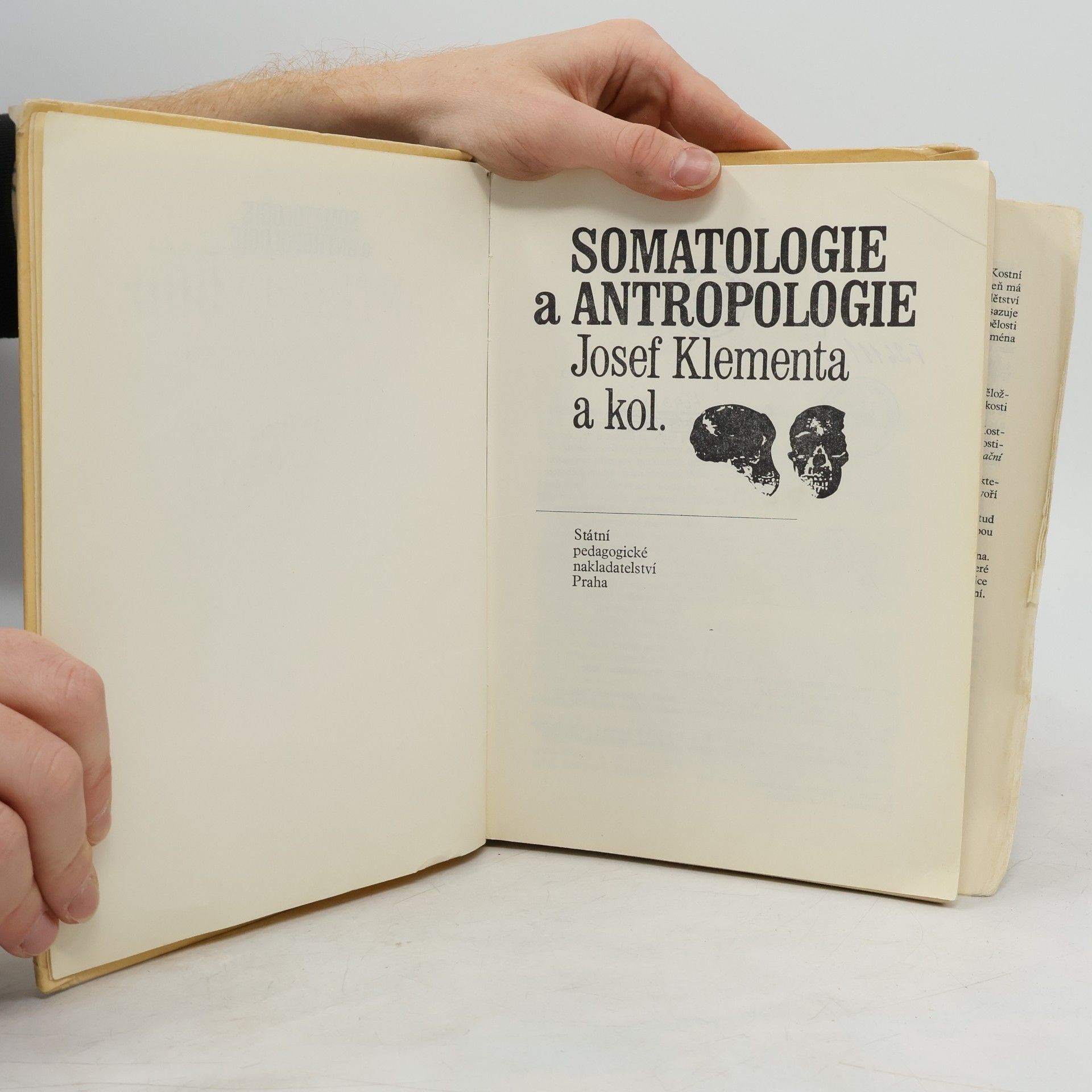 Josef Klementa Somatologie a antropologie