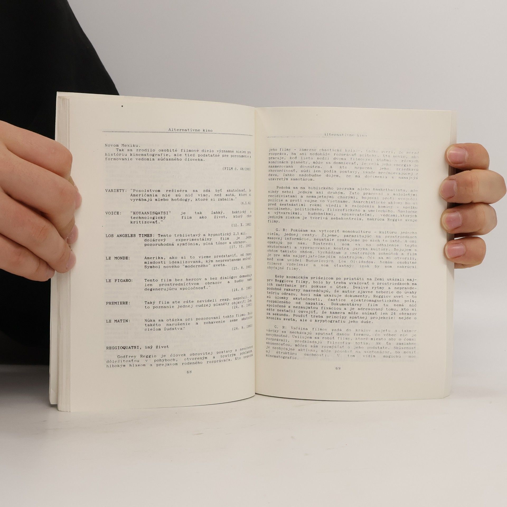 Various authors Alternativne kino. Studijné videoprojekcie súčasného filmového umenia