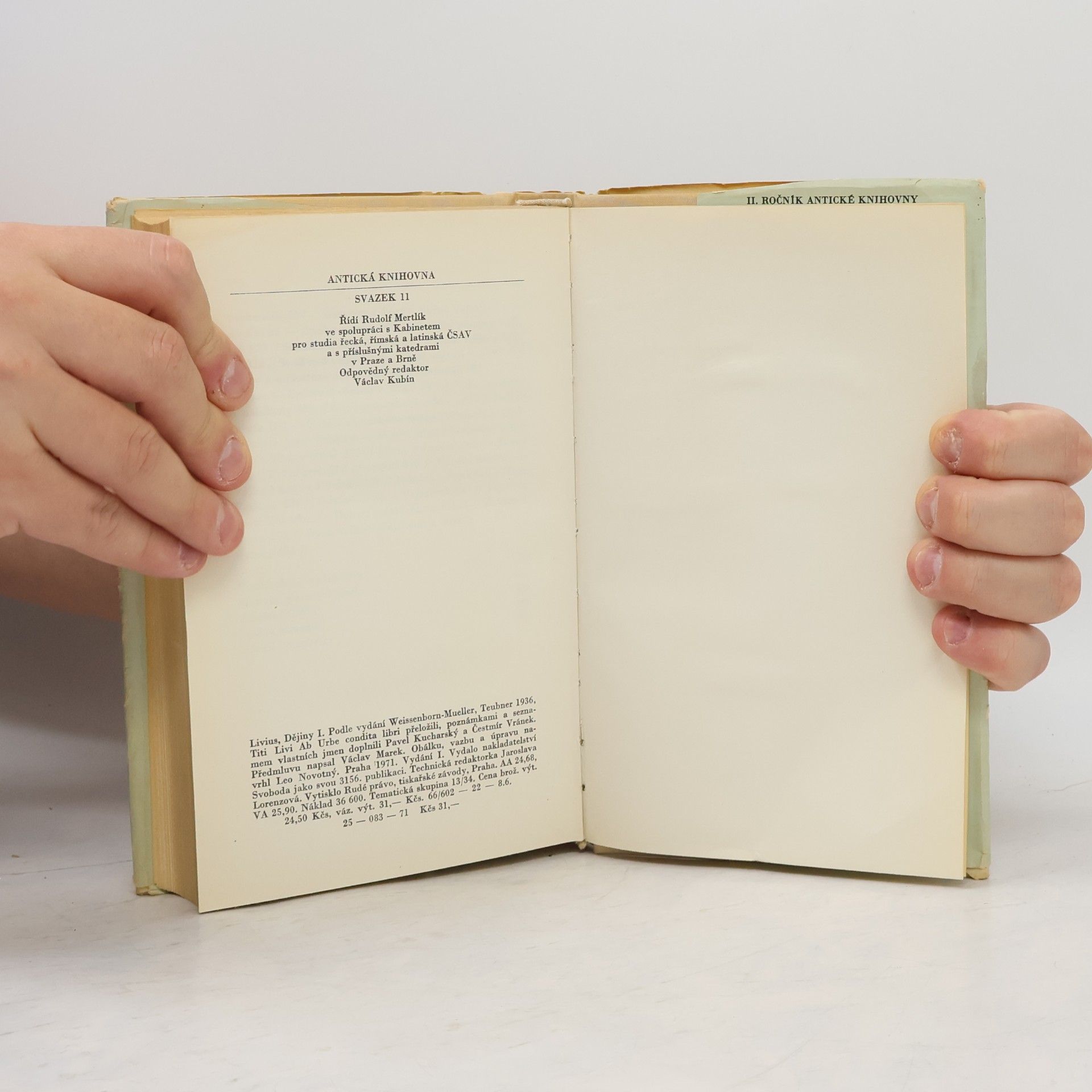 Autores varios Livius. Dějiny I