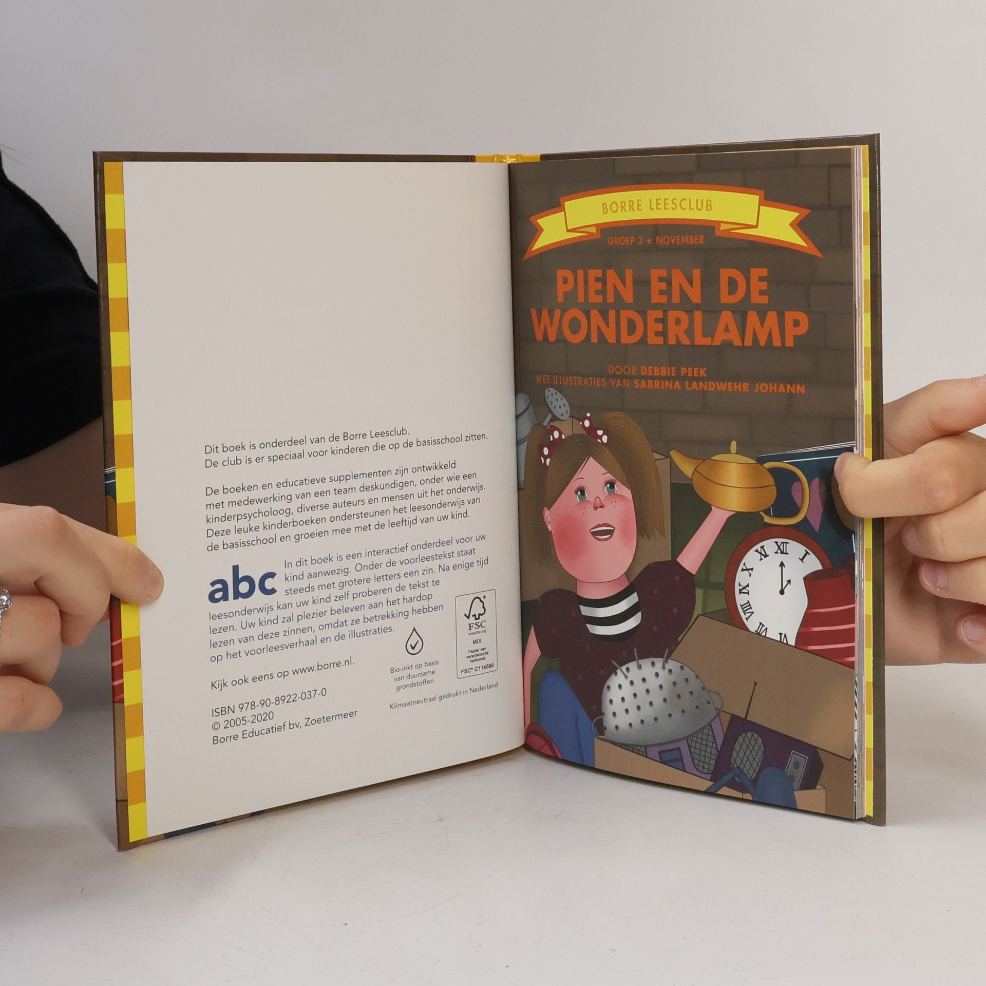 Debbie Peek Borre Leesclub - Groep 3 November: Pien en de wonderlamp